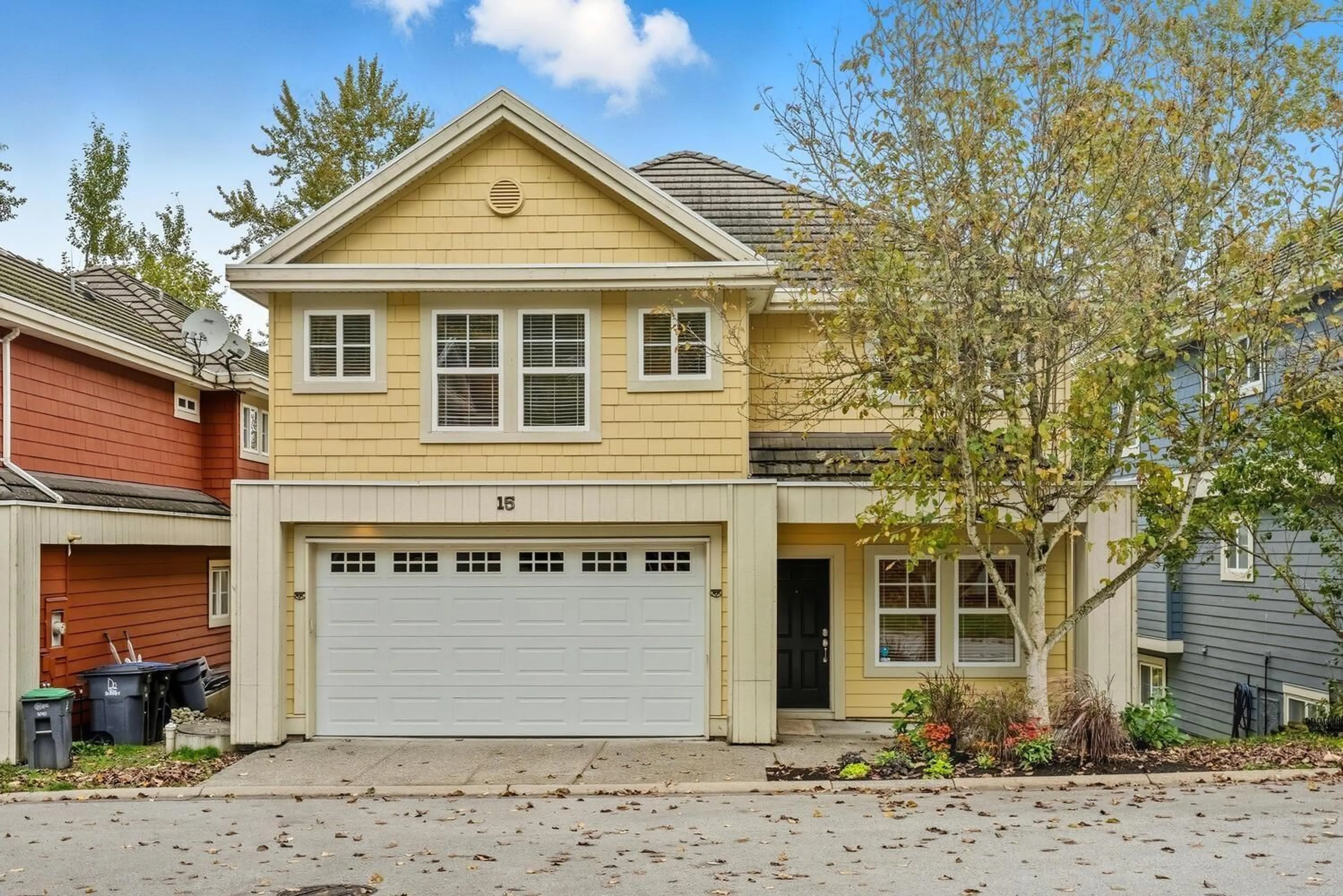 Home with vinyl exterior material, street for 15 - 3495 147A, Surrey British Columbia V4P0C9