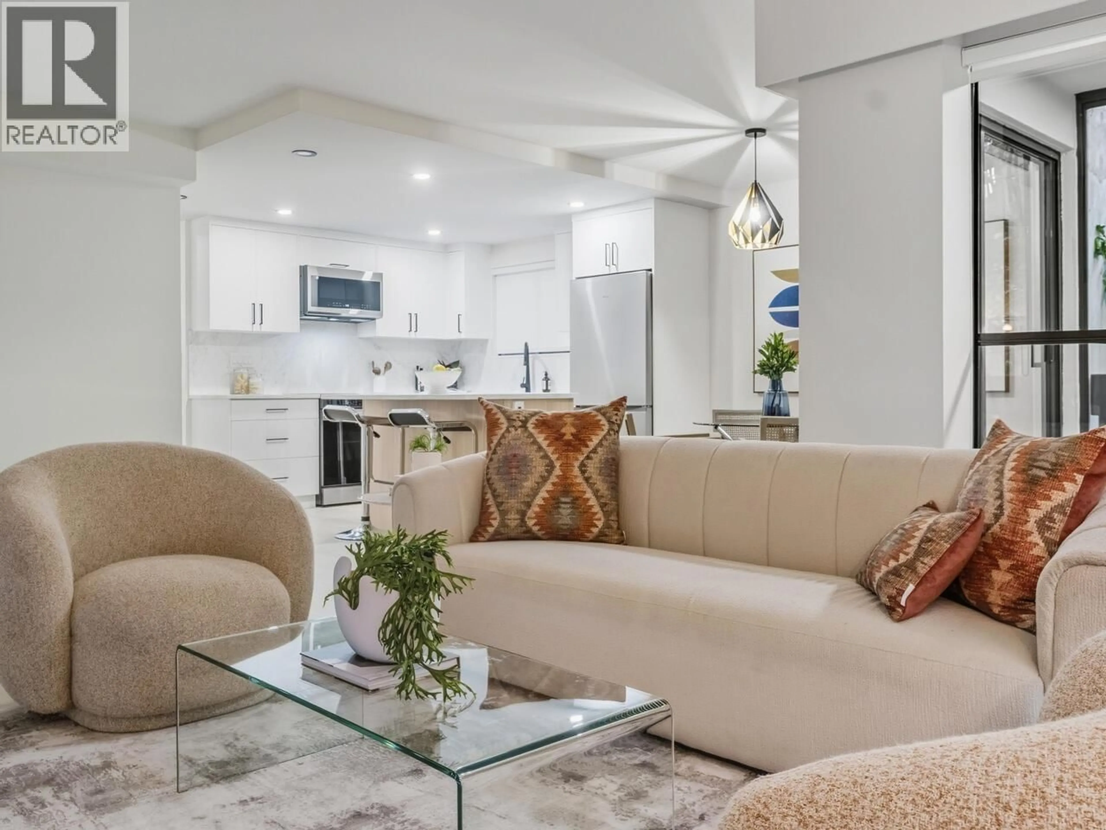 Living room with furniture, unknown for 202 - 1165 BURNABY STREET, Vancouver British Columbia V6E1P3