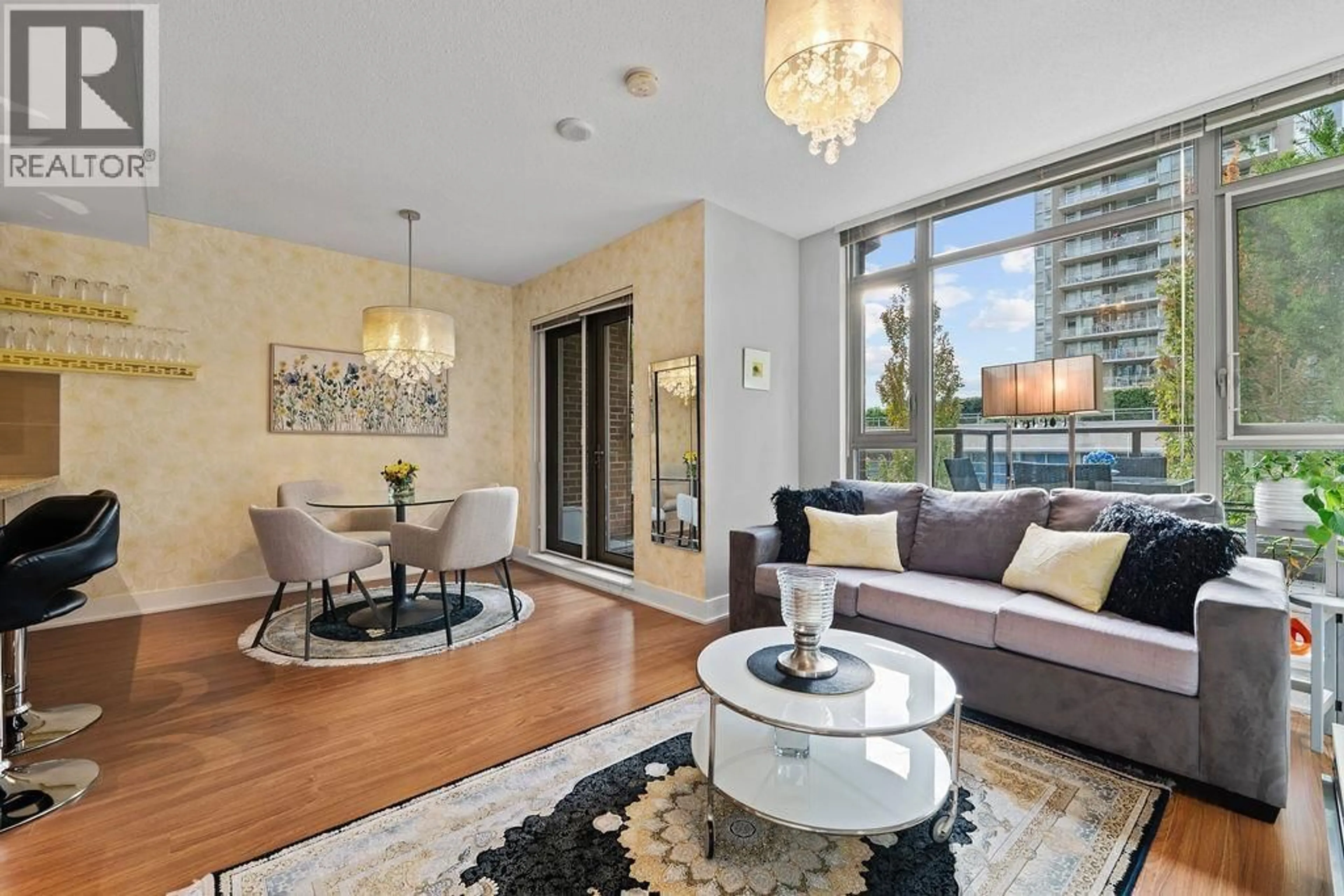 Living room with furniture, unknown for 306 - 1155 THE HIGH STREET, Coquitlam British Columbia V3B7W4