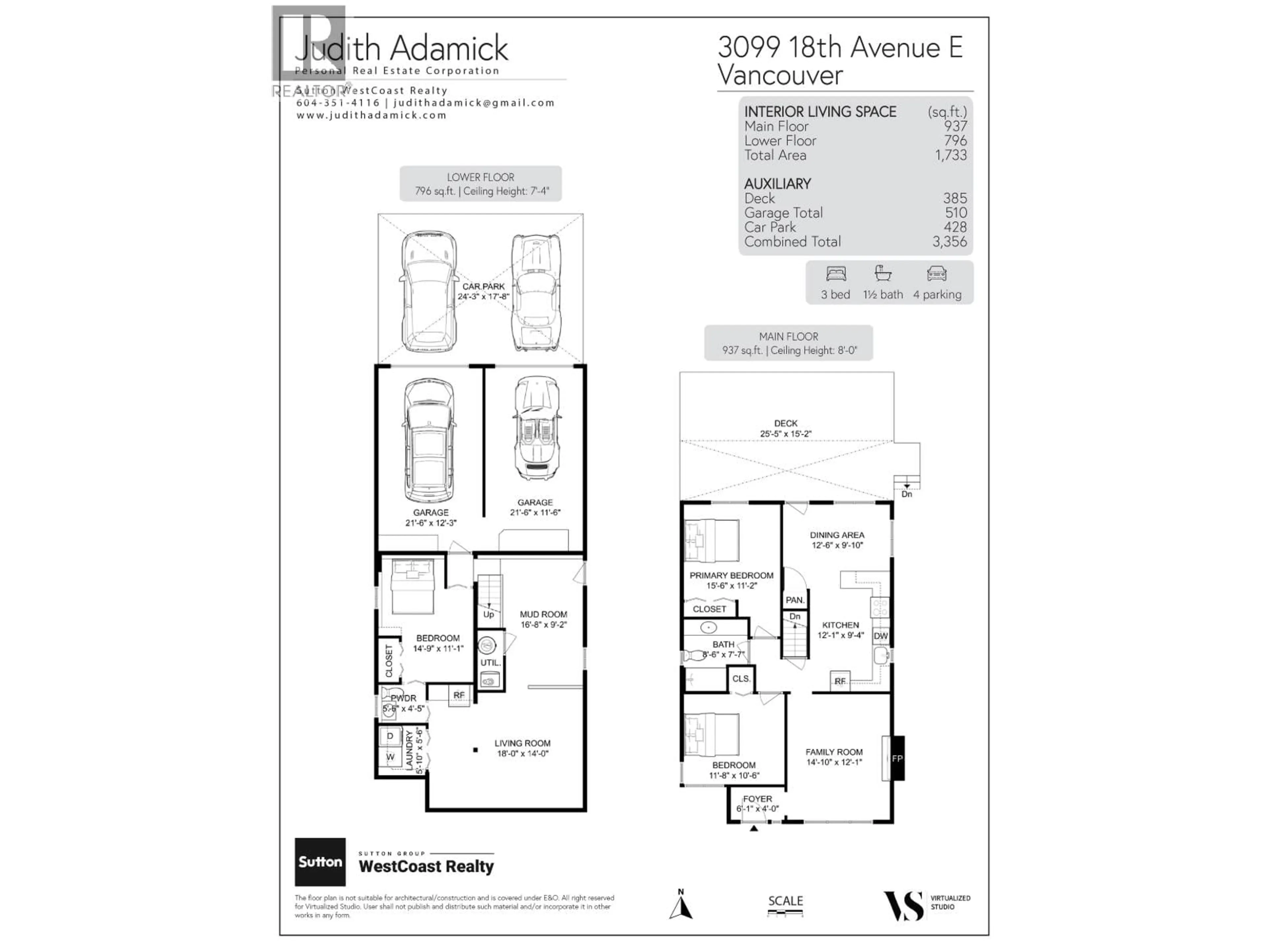 Floor plan for 3099 18TH AVENUE, Vancouver British Columbia V5M2R4