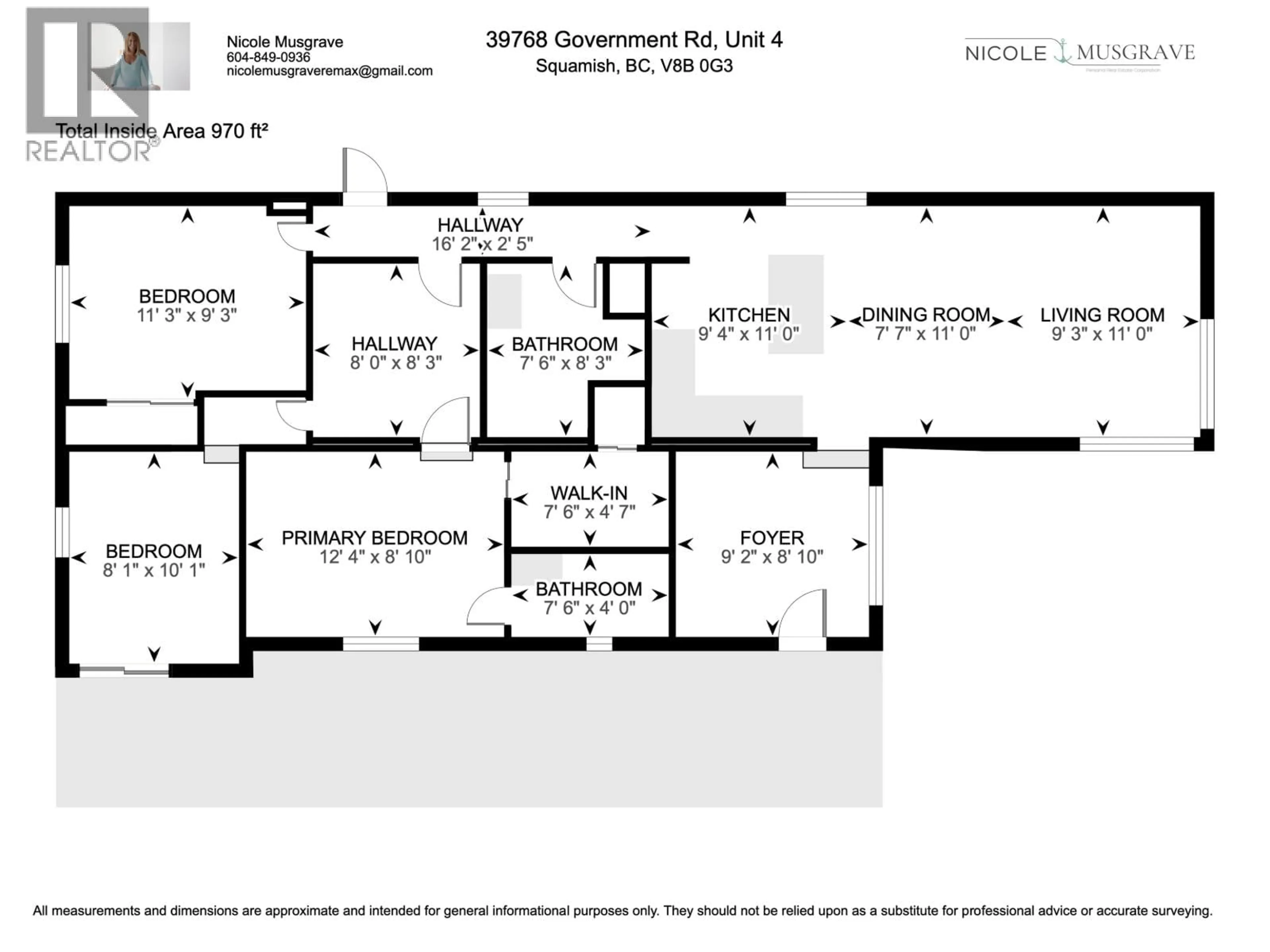Floor plan for 4 - 39768 GOVERNMENT ROAD, Squamish British Columbia V8B0G3