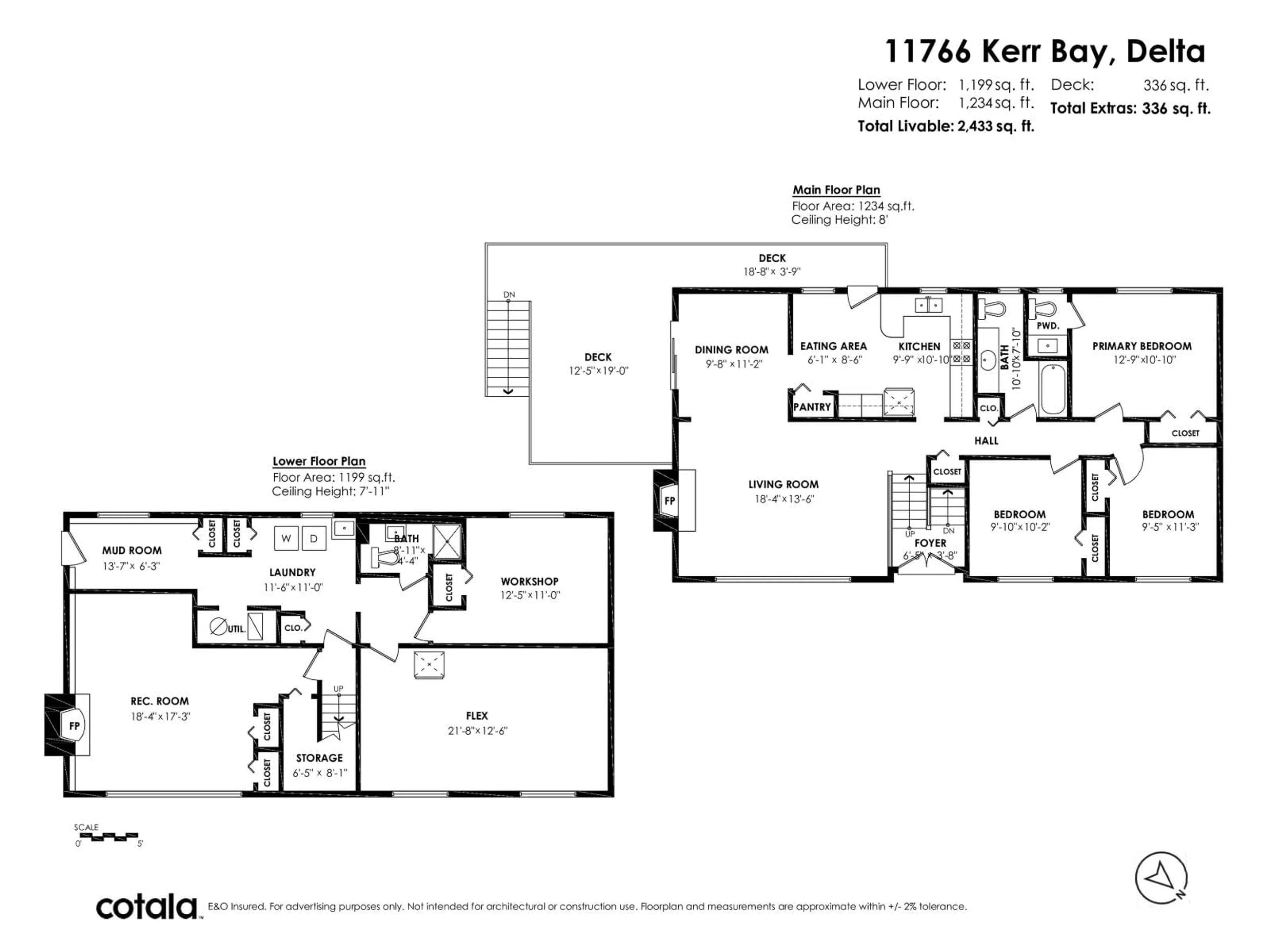 Floor plan for 11766 KERR, Delta British Columbia V4C1K1