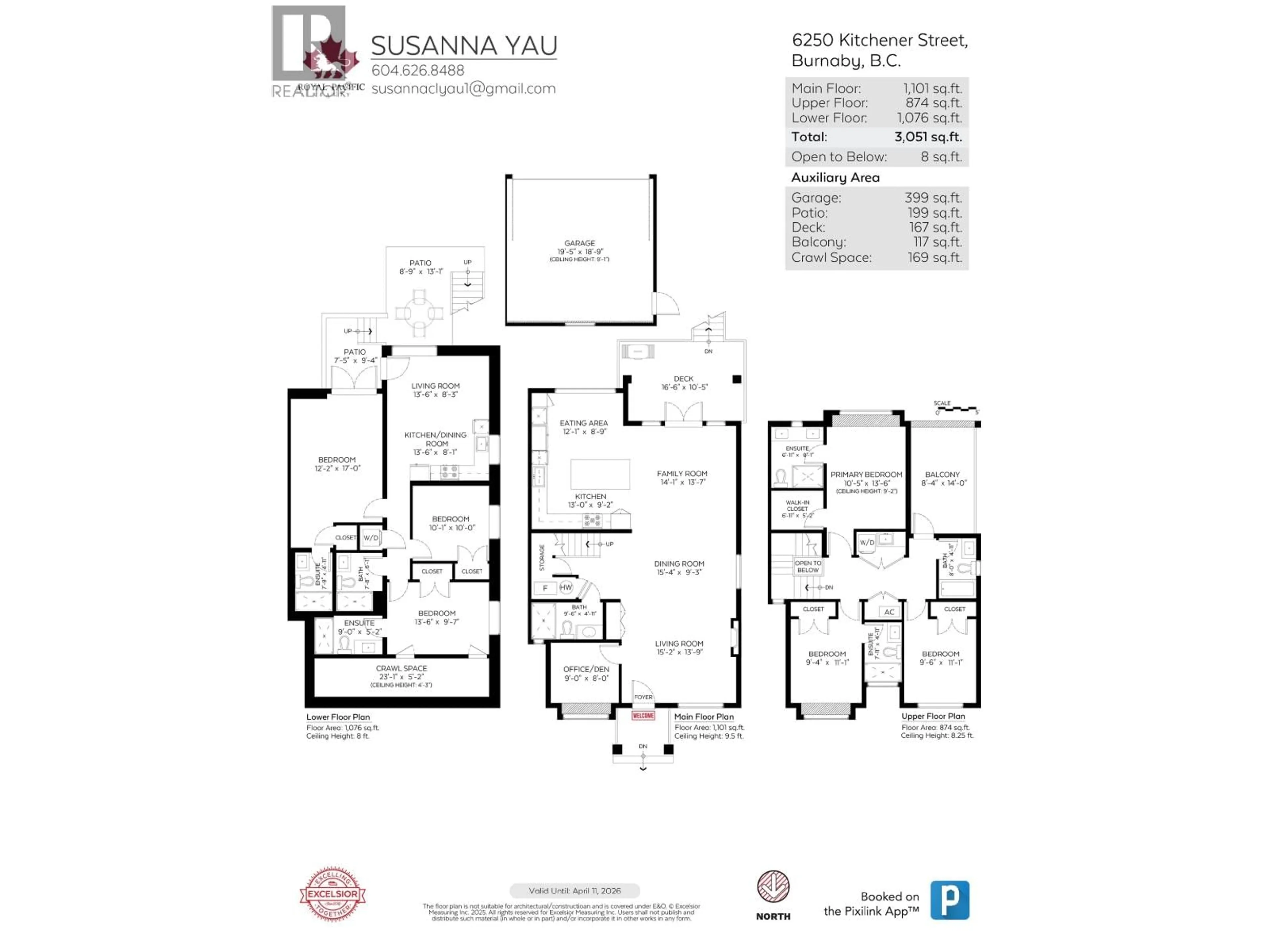 Floor plan for 6250 KITCHENER STREET, Burnaby British Columbia V5B2J4