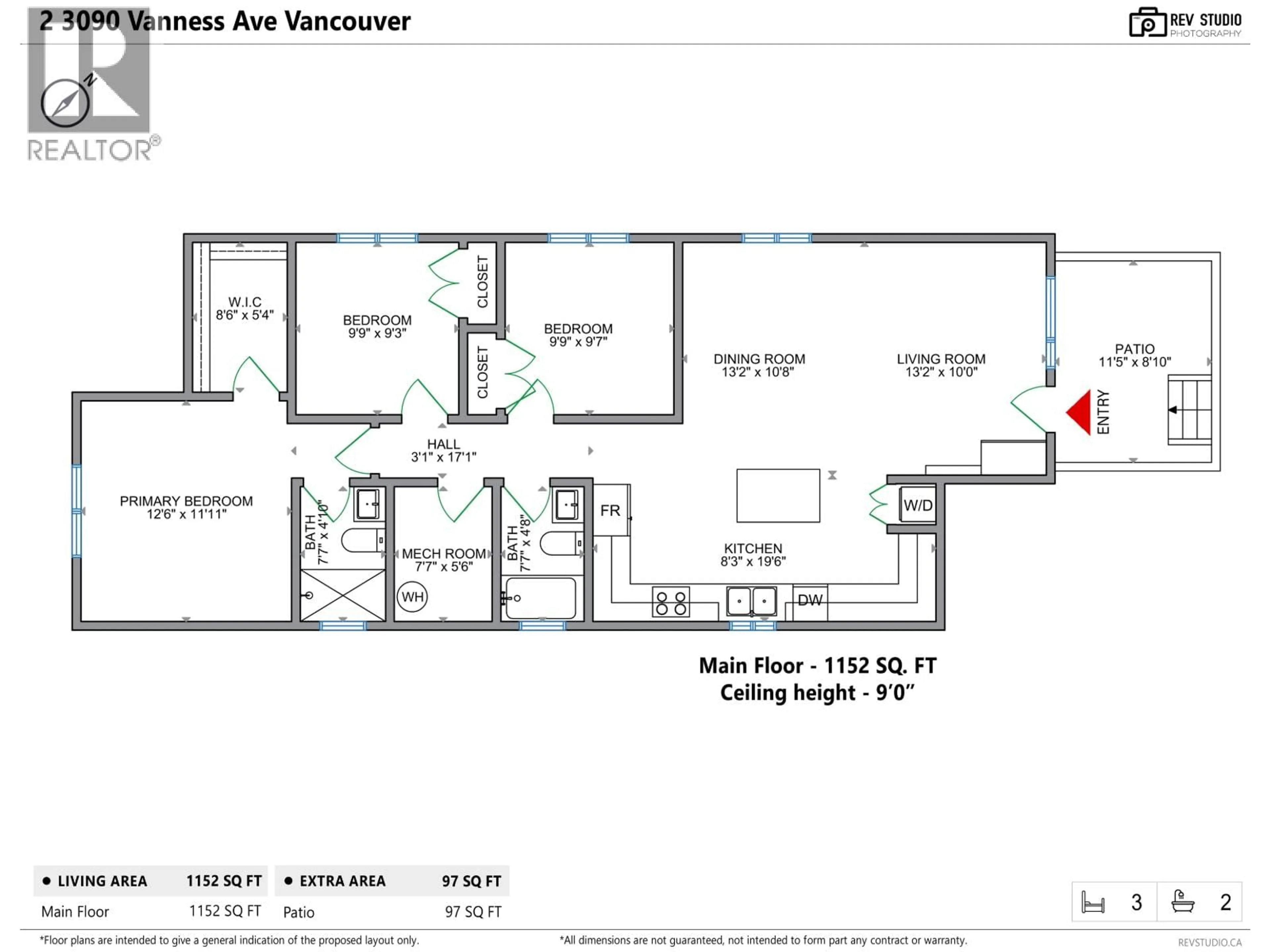 Floor plan for 2 - 3090 VANNESS AVENUE, Vancouver British Columbia V5R5A1