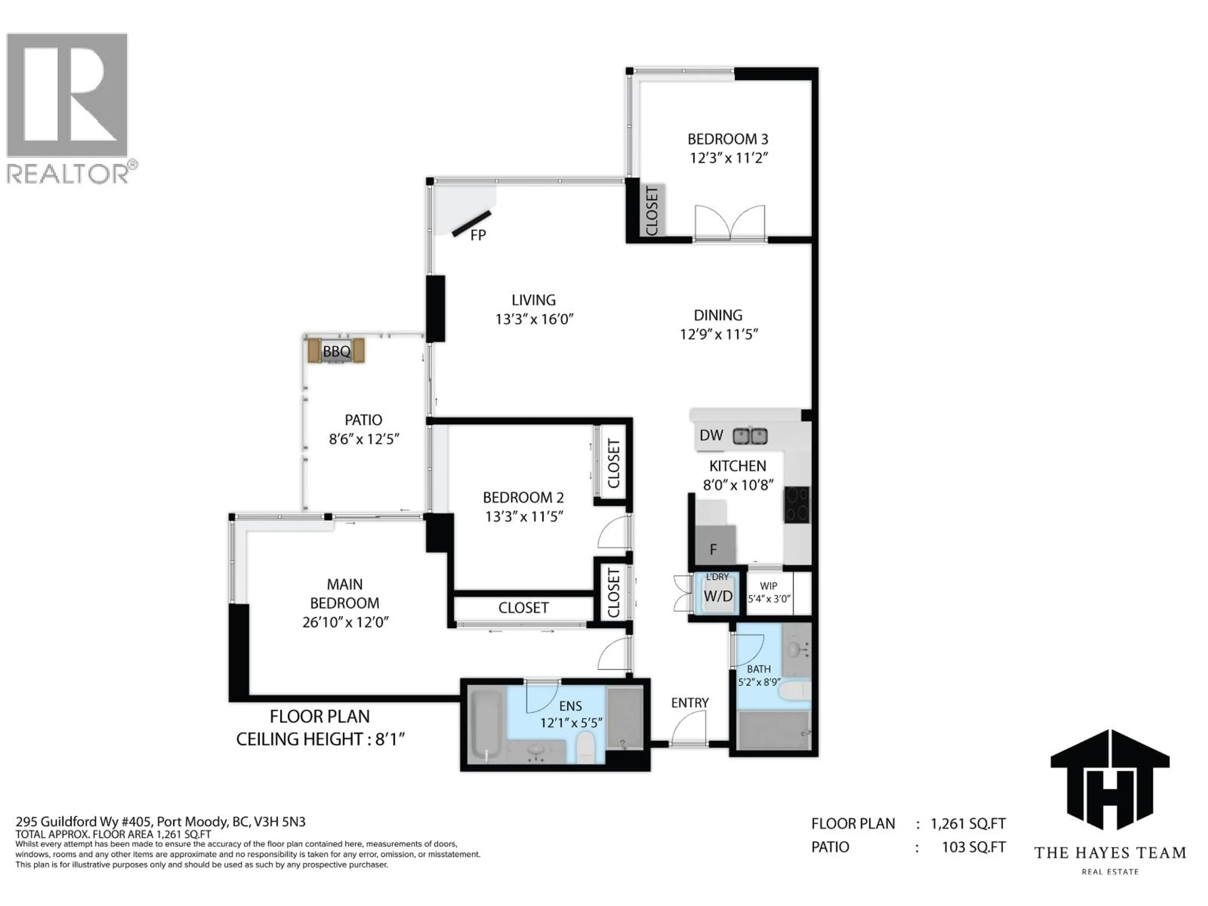 Floor plan for 405 - 295 GUILDFORD WAY, Port Moody British Columbia V3H5N3