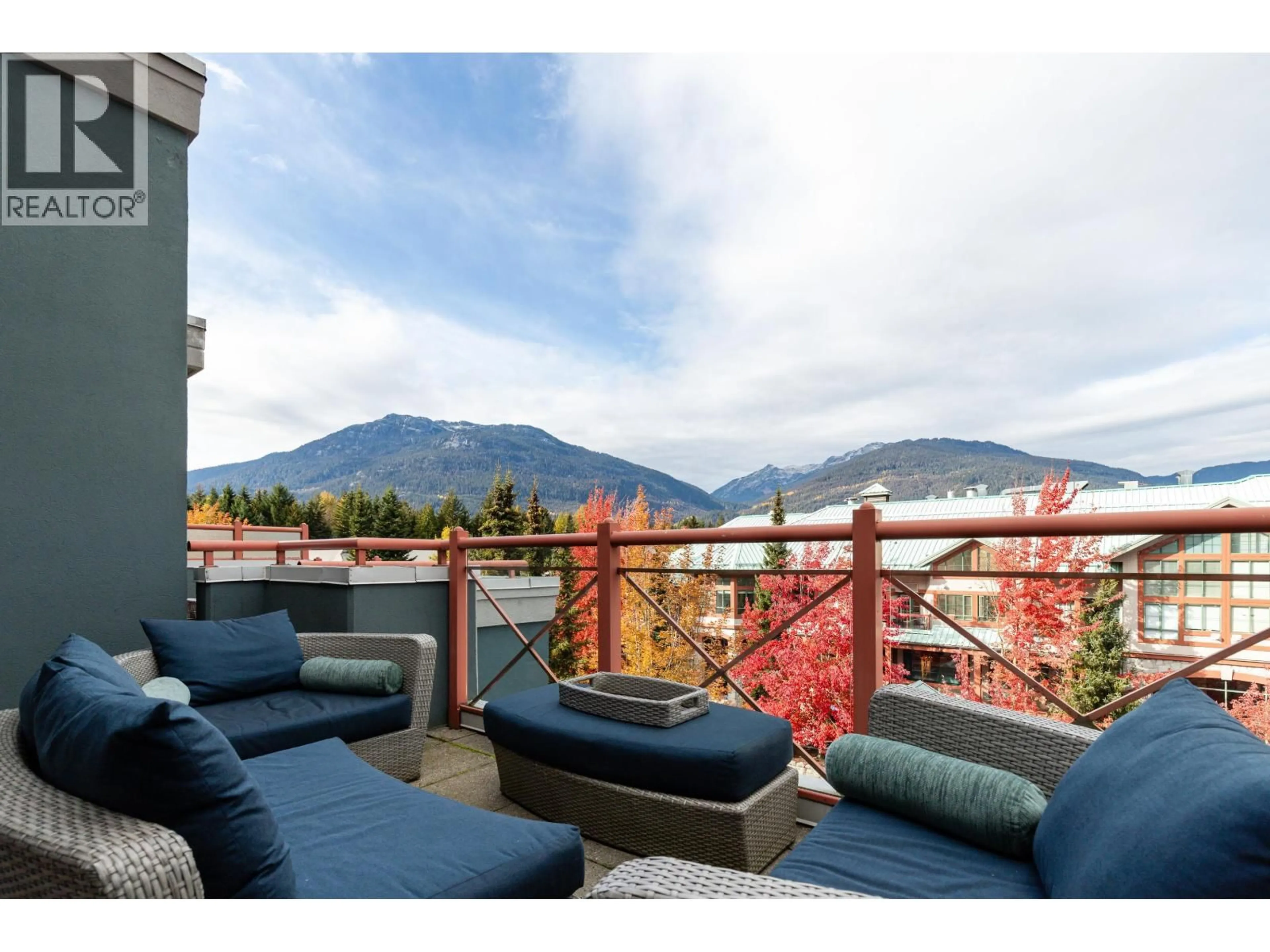 Patio, mountain view for 420 - 4369 MAIN STREET, Whistler British Columbia V8E1B7