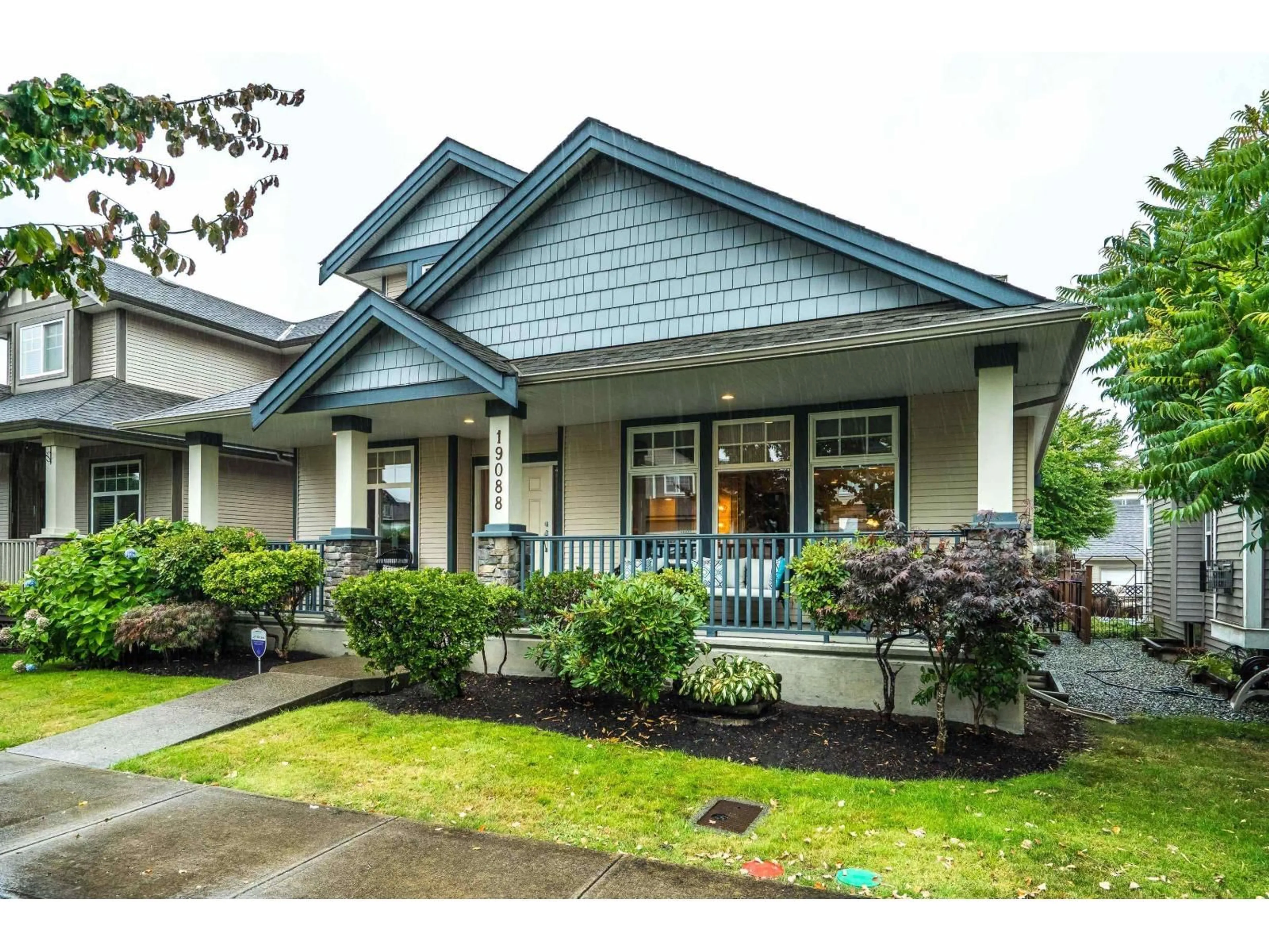 Home with vinyl exterior material, street for 19088 68A, Surrey British Columbia V4N5P4