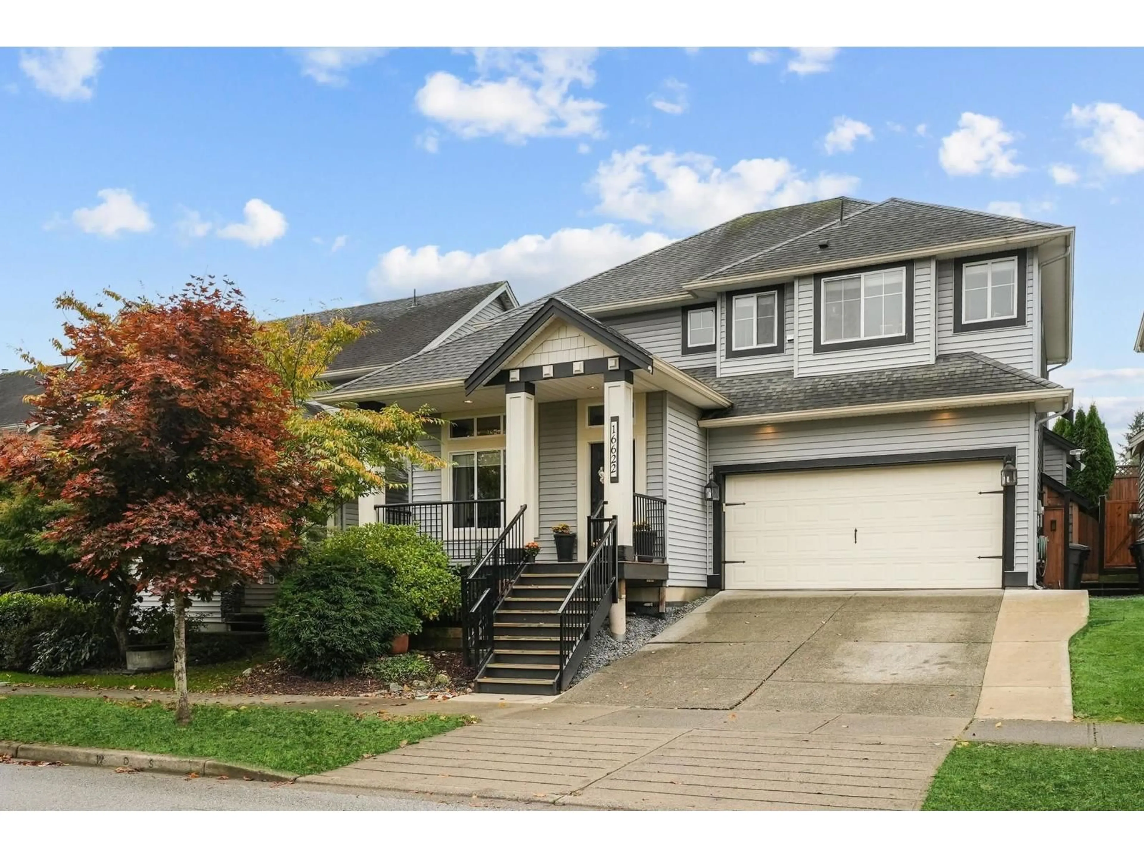 Home with vinyl exterior material, street for 16622 59A, Surrey British Columbia V3S4N9