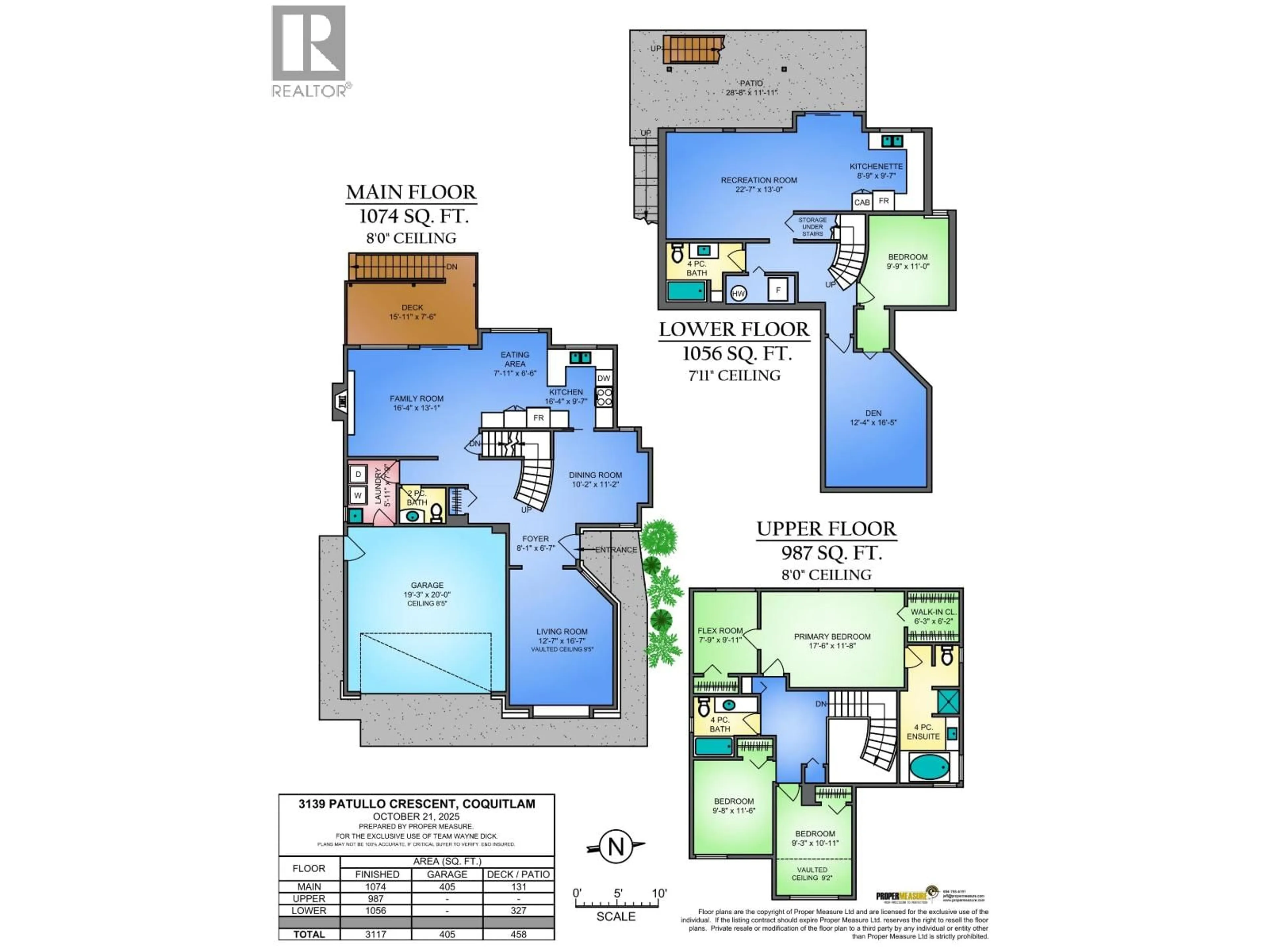 Floor plan for 3139 PATULLO CRESCENT, Coquitlam British Columbia V3E2R3