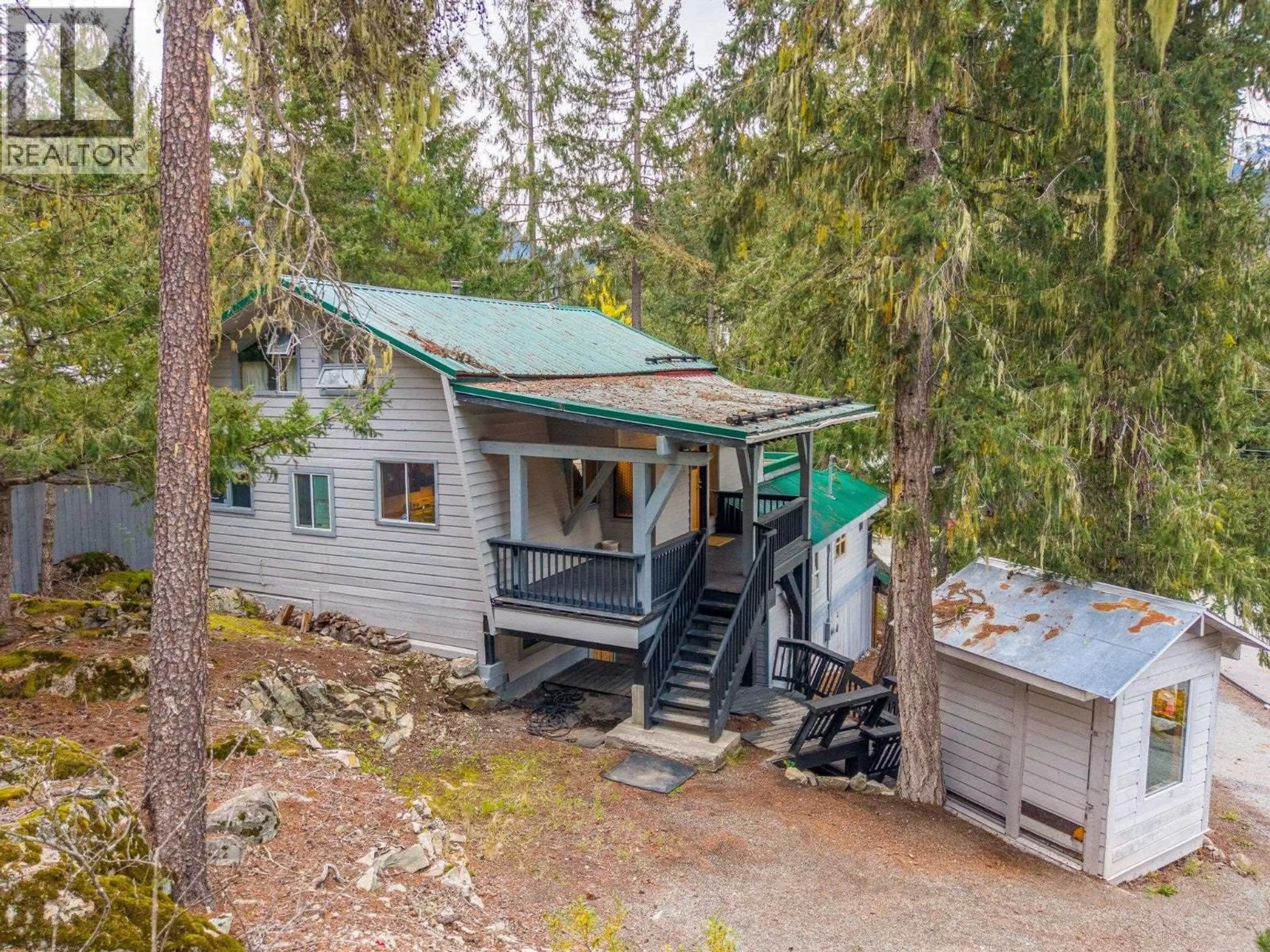 A pic from outside/outdoor area/front of a property/back of a property/a pic from drone, forest/trees view for 9539 EMERALD DRIVE, Whistler British Columbia V8E0G5