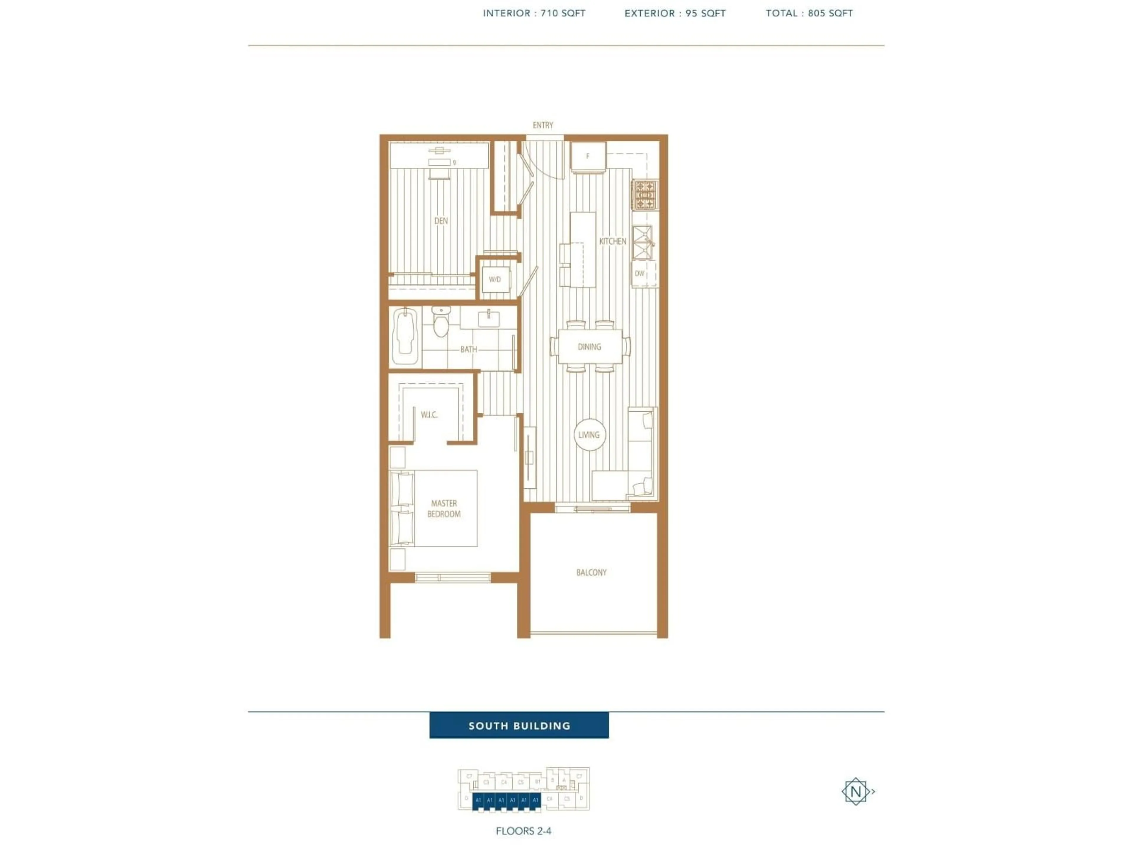 Floor plan for A209 - 8447 202, Langley British Columbia V2Y4K1
