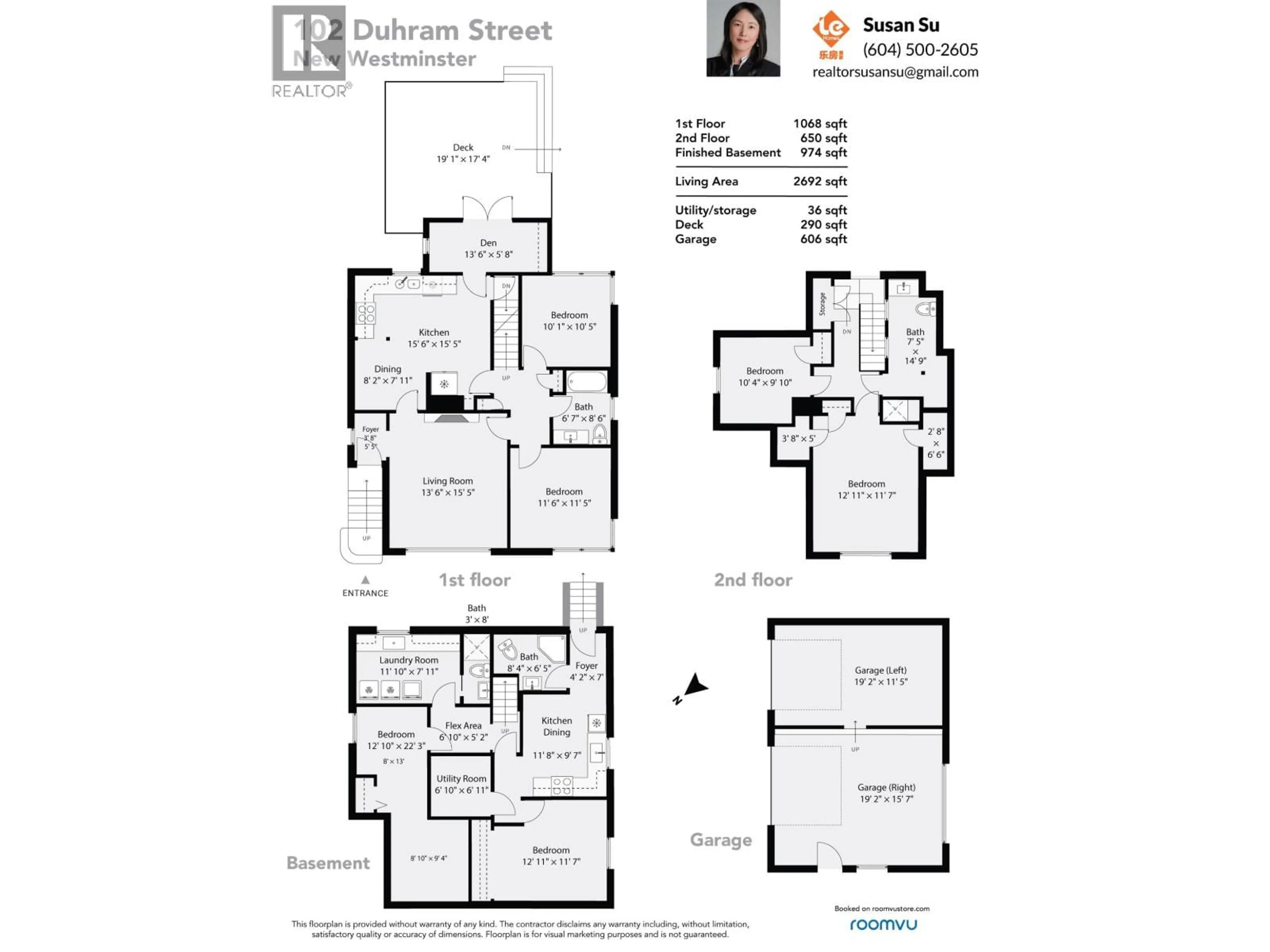 Floor plan for 102 DURHAM STREET, New Westminster British Columbia V3L1X1