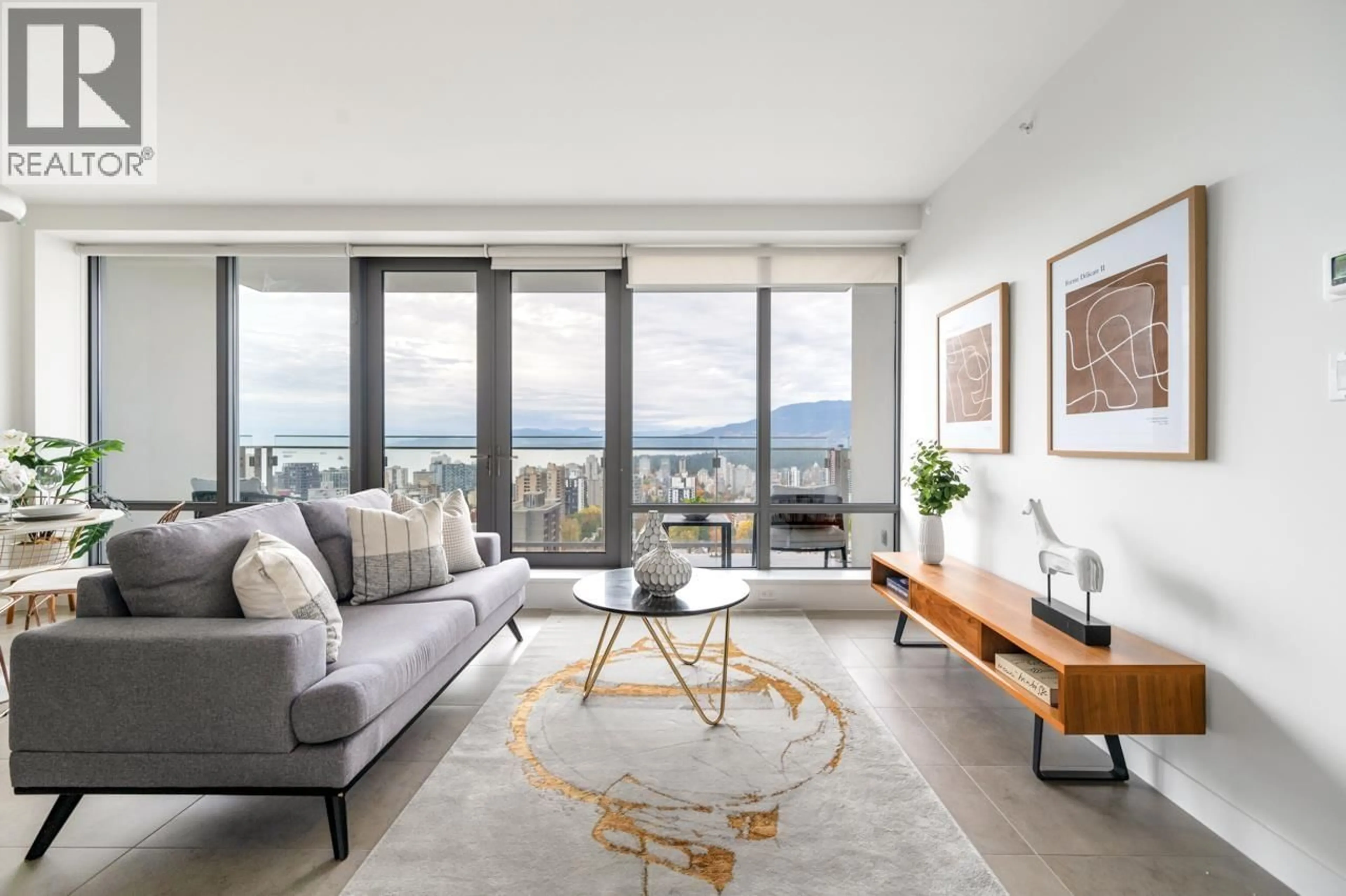 Living room with furniture, unknown for 3105 - 1028 BARCLAY STREET, Vancouver British Columbia V6E0B1