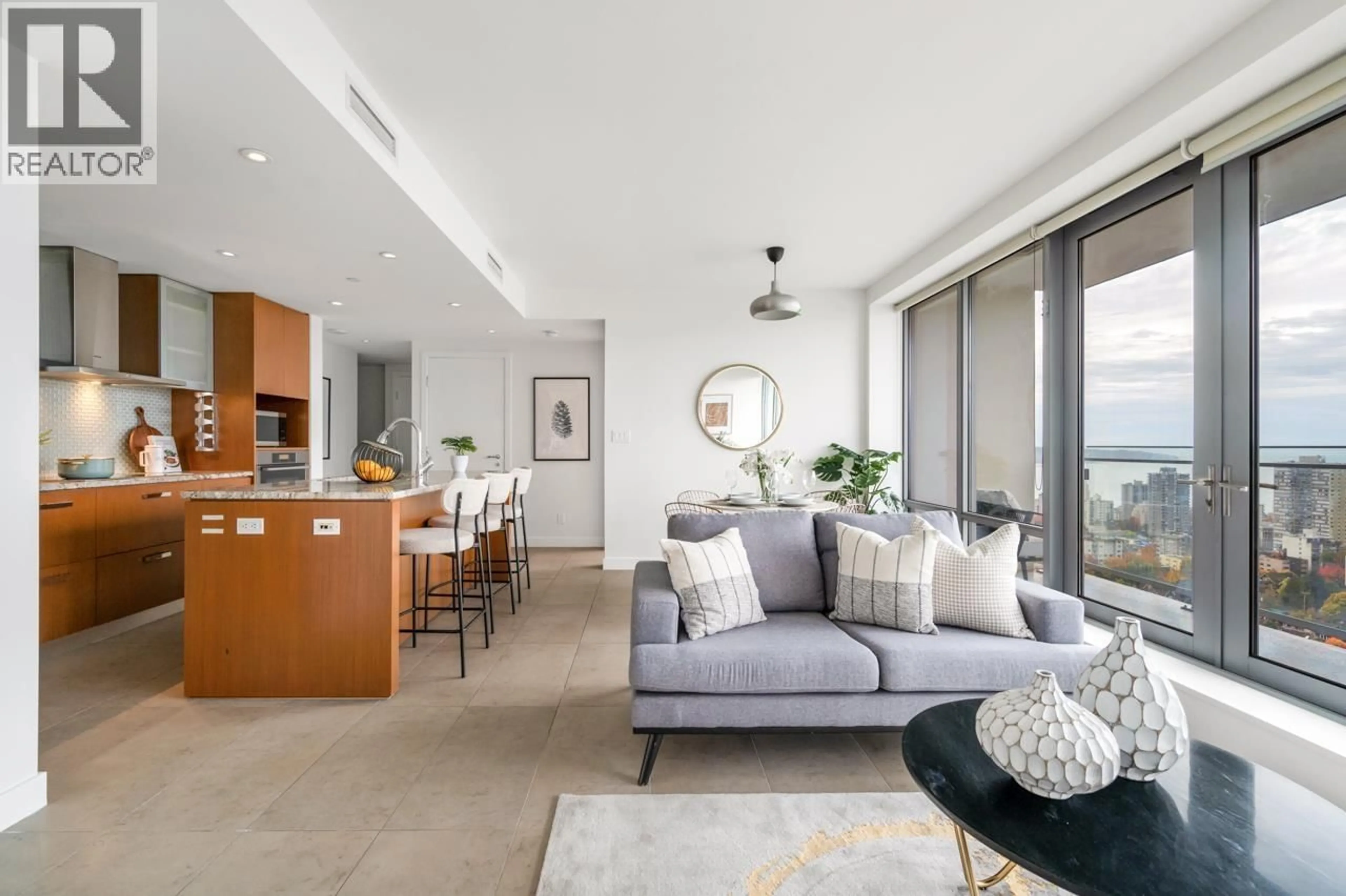 Living room with furniture, unknown for 3105 - 1028 BARCLAY STREET, Vancouver British Columbia V6E0B1