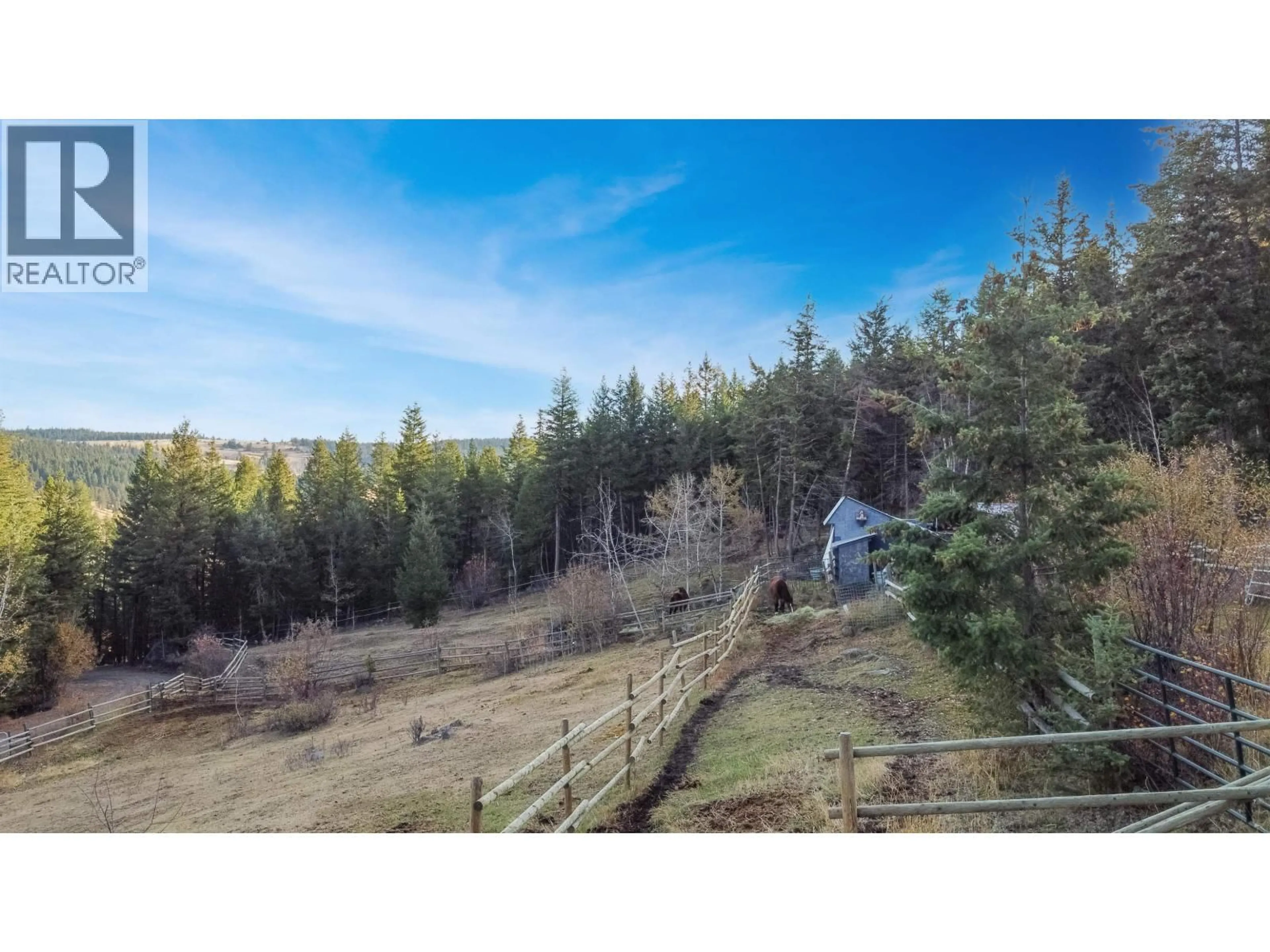 A pic from outside/outdoor area/front of a property/back of a property/a pic from drone, forest/trees view for 1558 VALLEYVIEW DRIVE, Williams Lake British Columbia V2G4W3