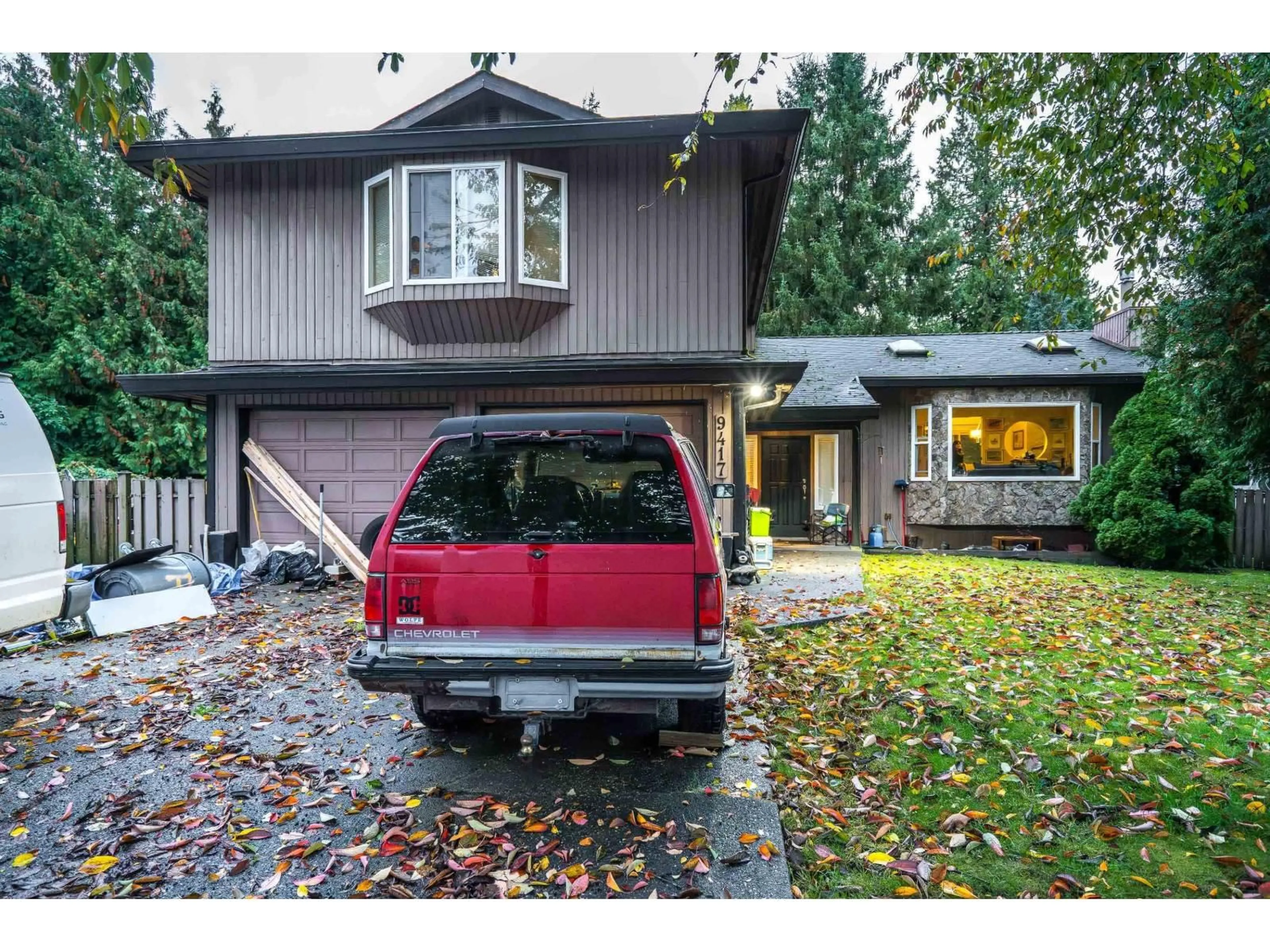 Home with vinyl exterior material, street for 9417 204A, Langley British Columbia V1M1Y9