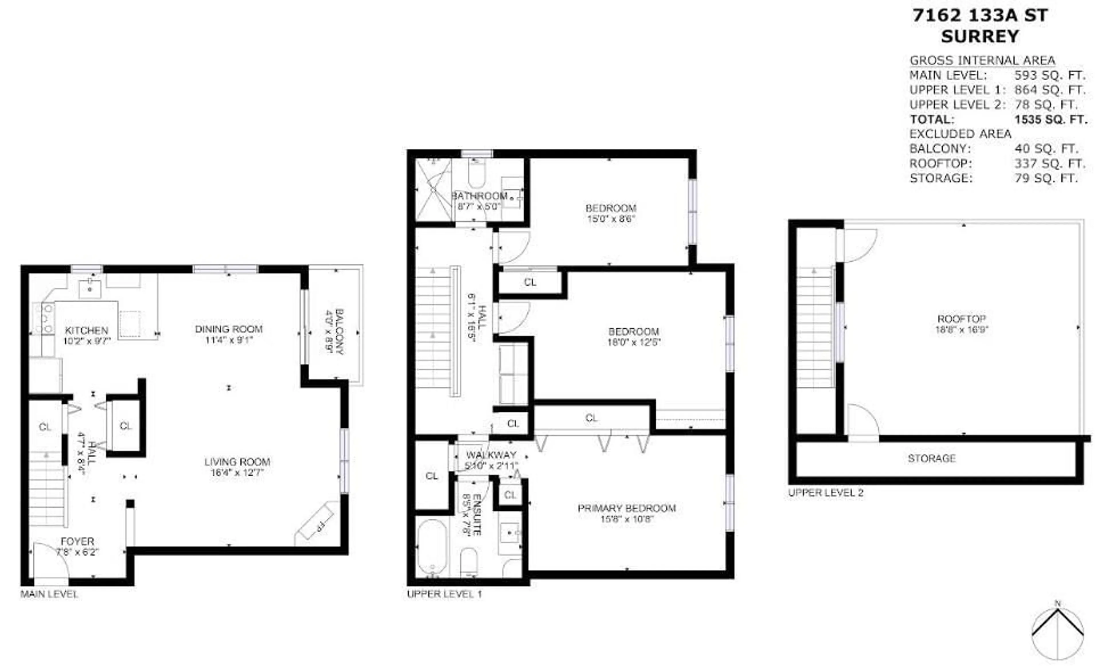 Floor plan for 205 - 7162 133A STREET, Surrey British Columbia V3W7Z9