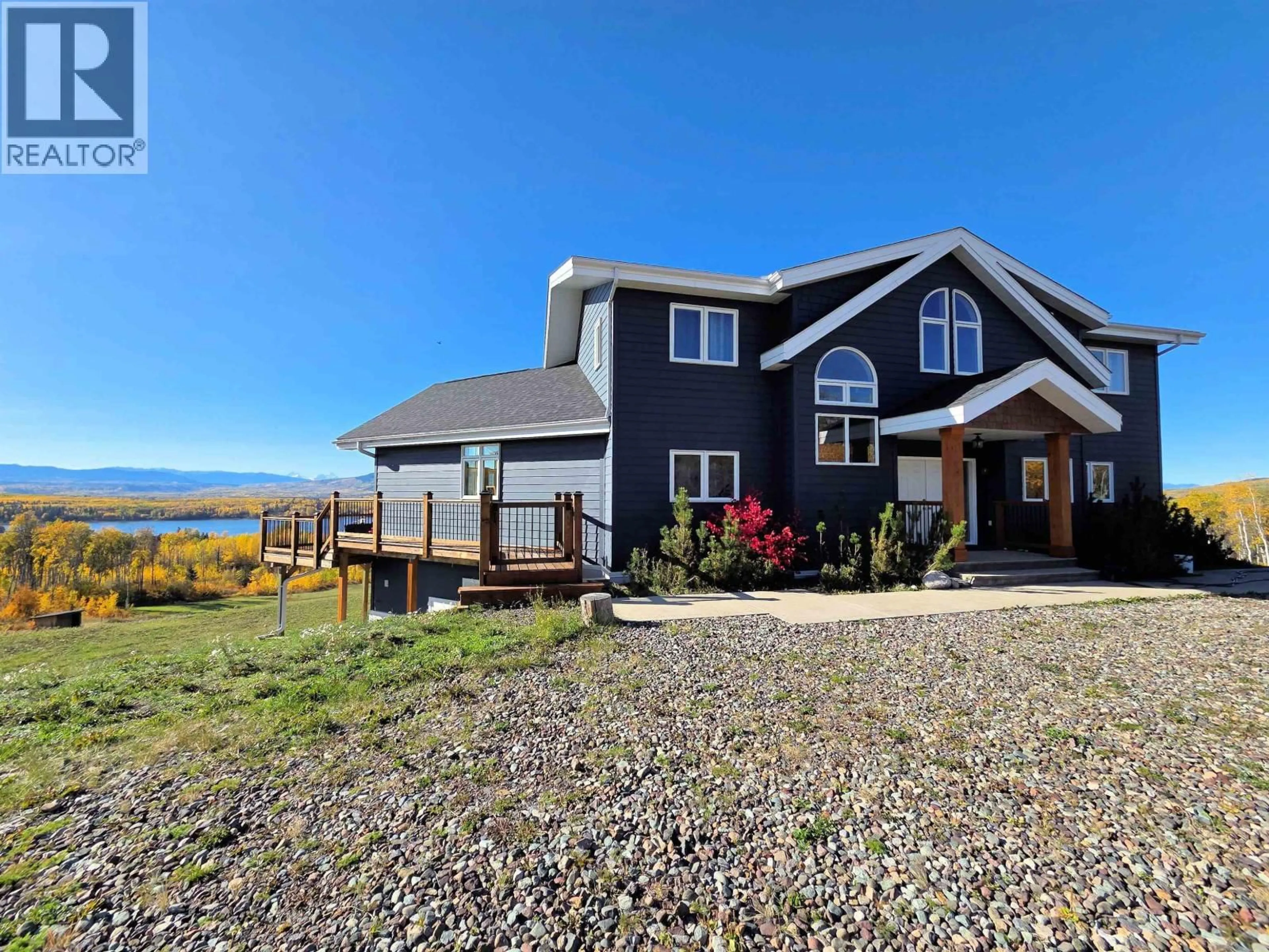 A pic from outside/outdoor area/front of a property/back of a property/a pic from drone, water/lake/river/ocean view for 8020 HISLOP ROAD, Telkwa British Columbia V0J2X1