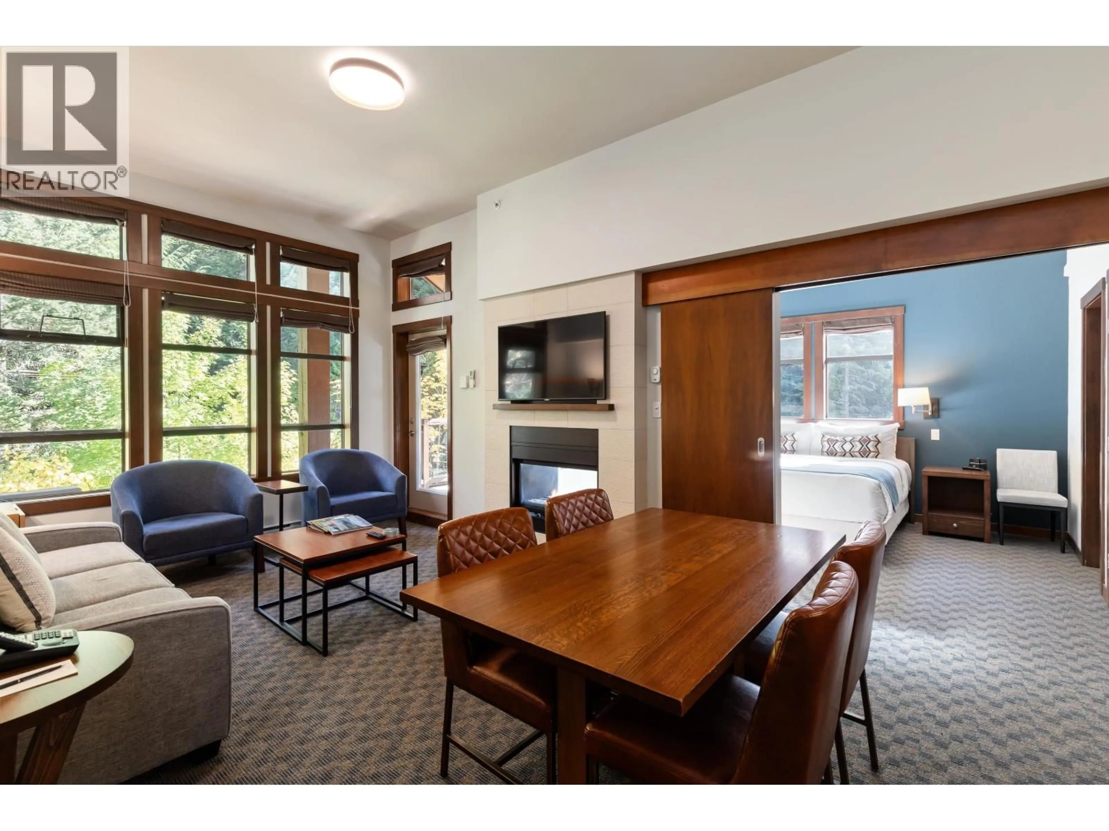Living room with furniture, unknown for 401C - 2020 LONDON LANE, Whistler British Columbia V8E0B6