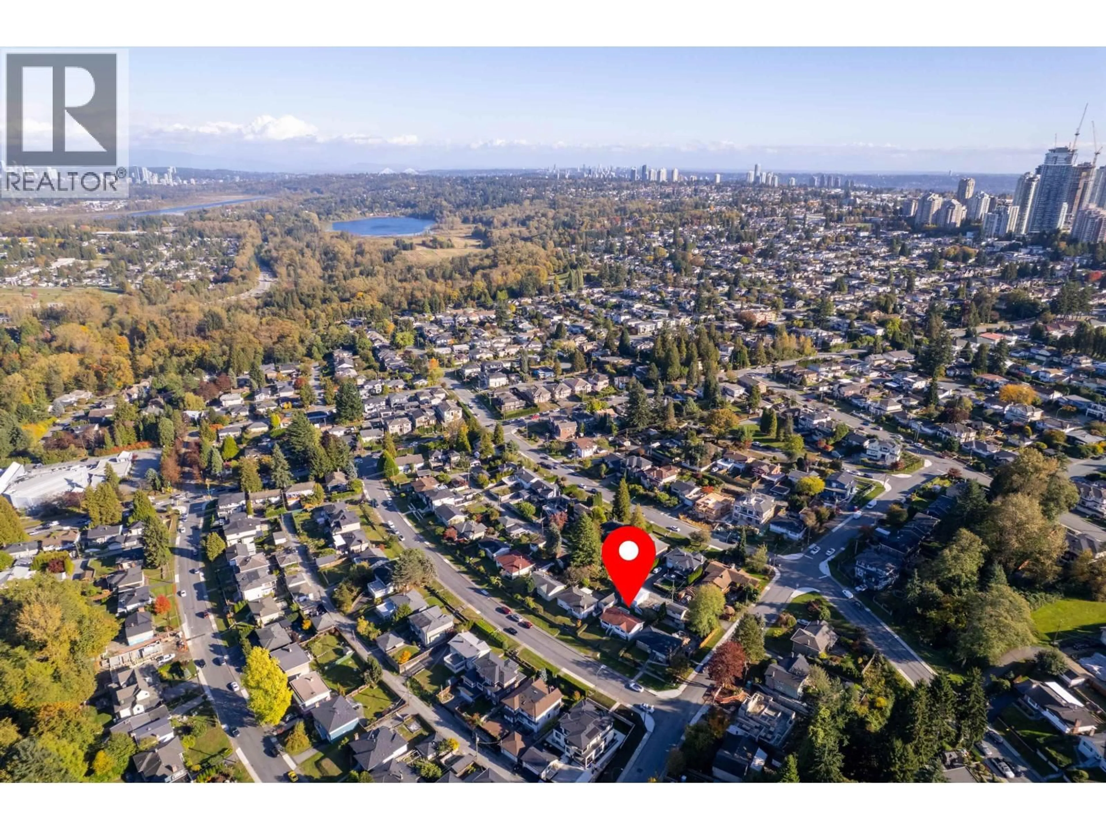 A pic from outside/outdoor area/front of a property/back of a property/a pic from drone, water/lake/river/ocean view for 4370 BRIARWOOD CRESCENT, Burnaby British Columbia V5G2M6