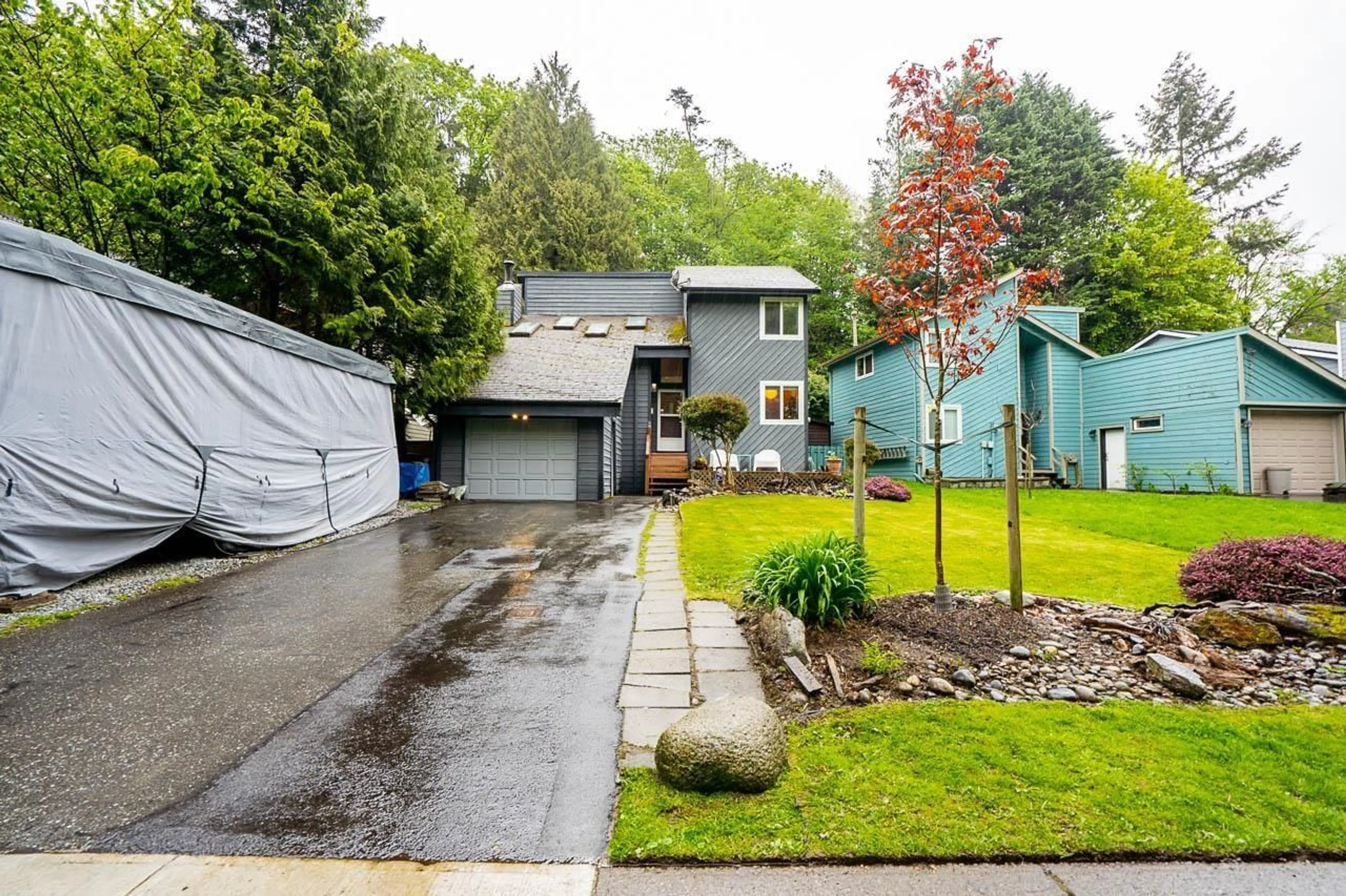Home with vinyl exterior material, street for 8370 SHEAVES, Delta British Columbia V4C3X1