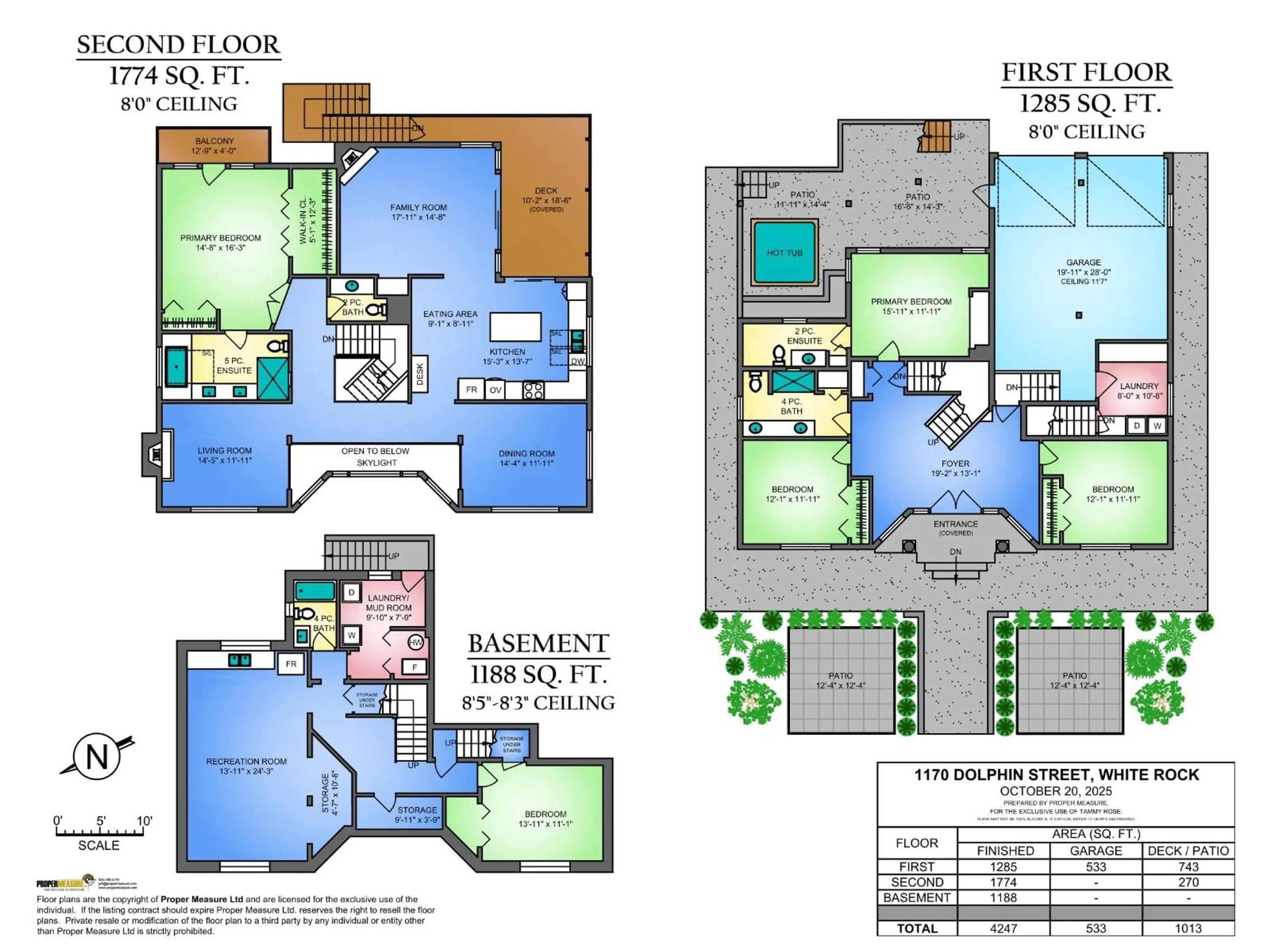 Floor plan for 1170 DOLPHIN STREET, White Rock British Columbia V4B4G8