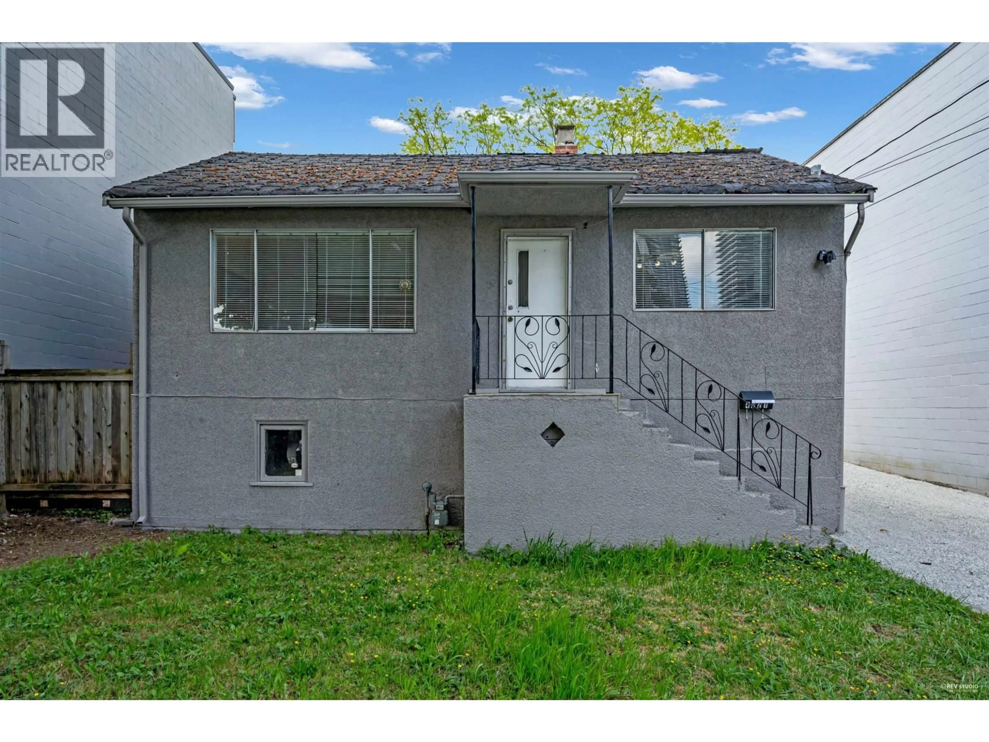 Home with vinyl exterior material, street for 4021 GRAVELEY STREET, Burnaby British Columbia V5C3T5