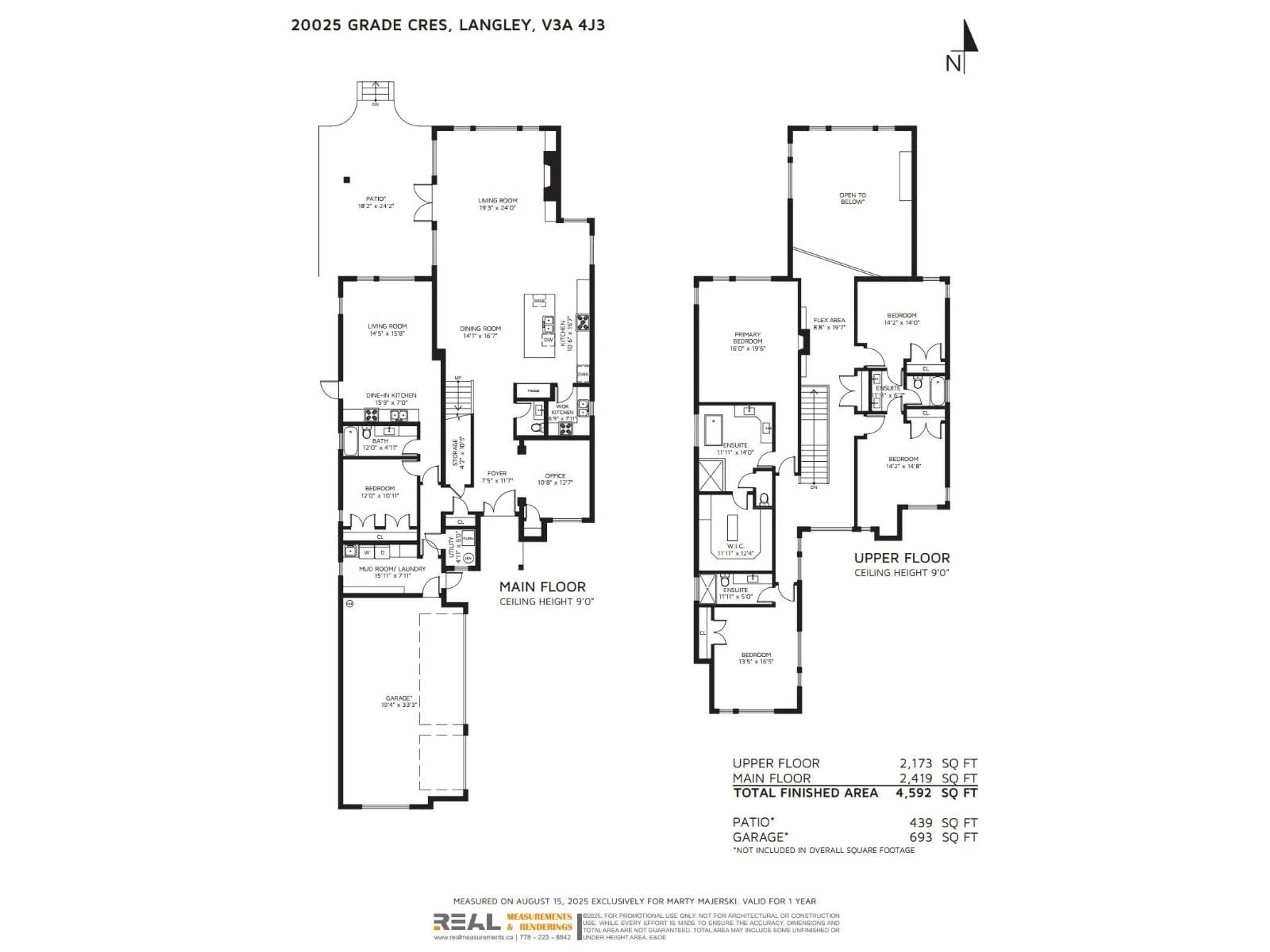 Floor plan for 20025 GRADE, Langley British Columbia V3A4J3