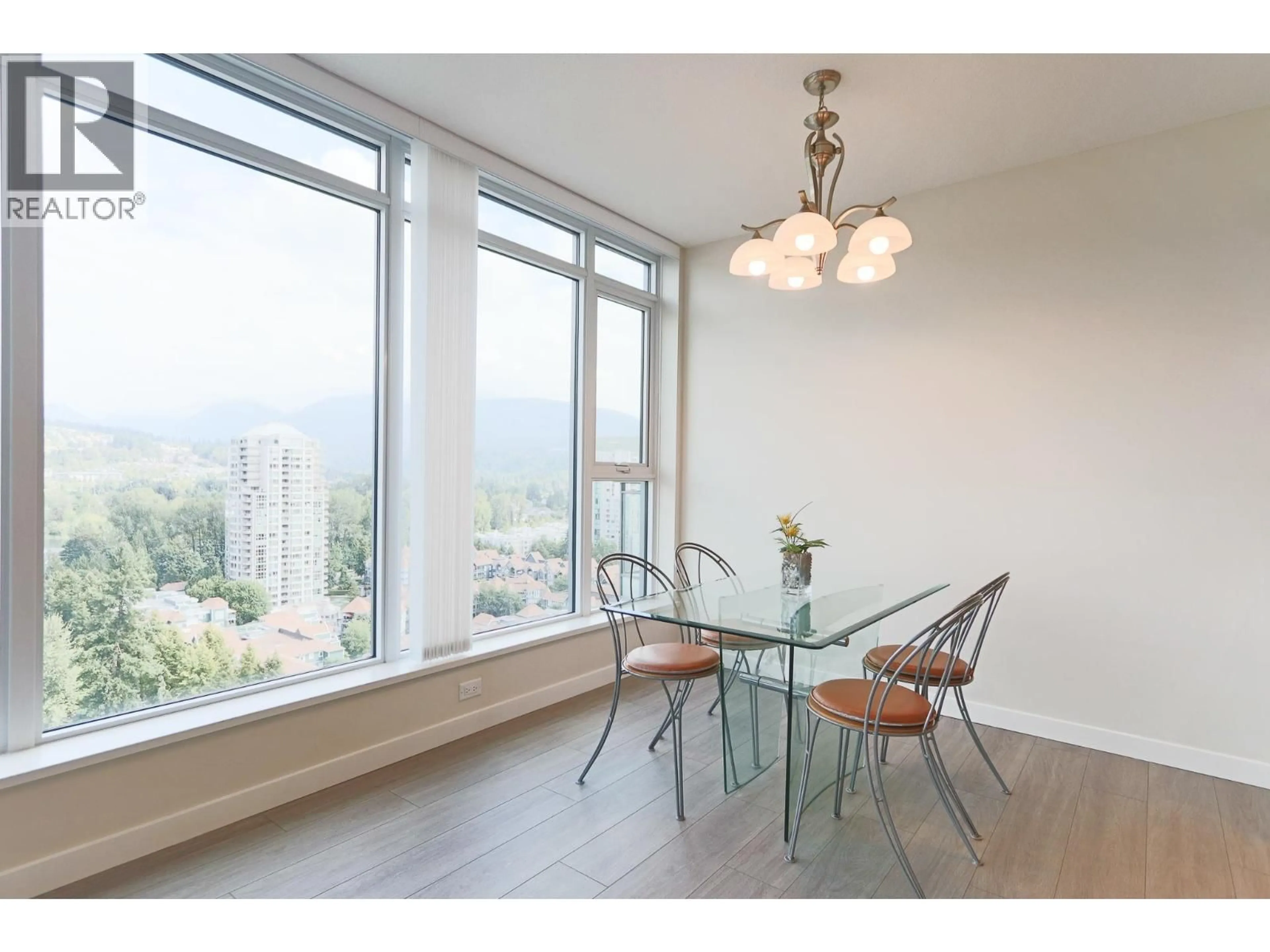 Dining room, wood/laminate floor for 2001 - 1182 WESTWOOD STREET, Coquitlam British Columbia V3B0T9