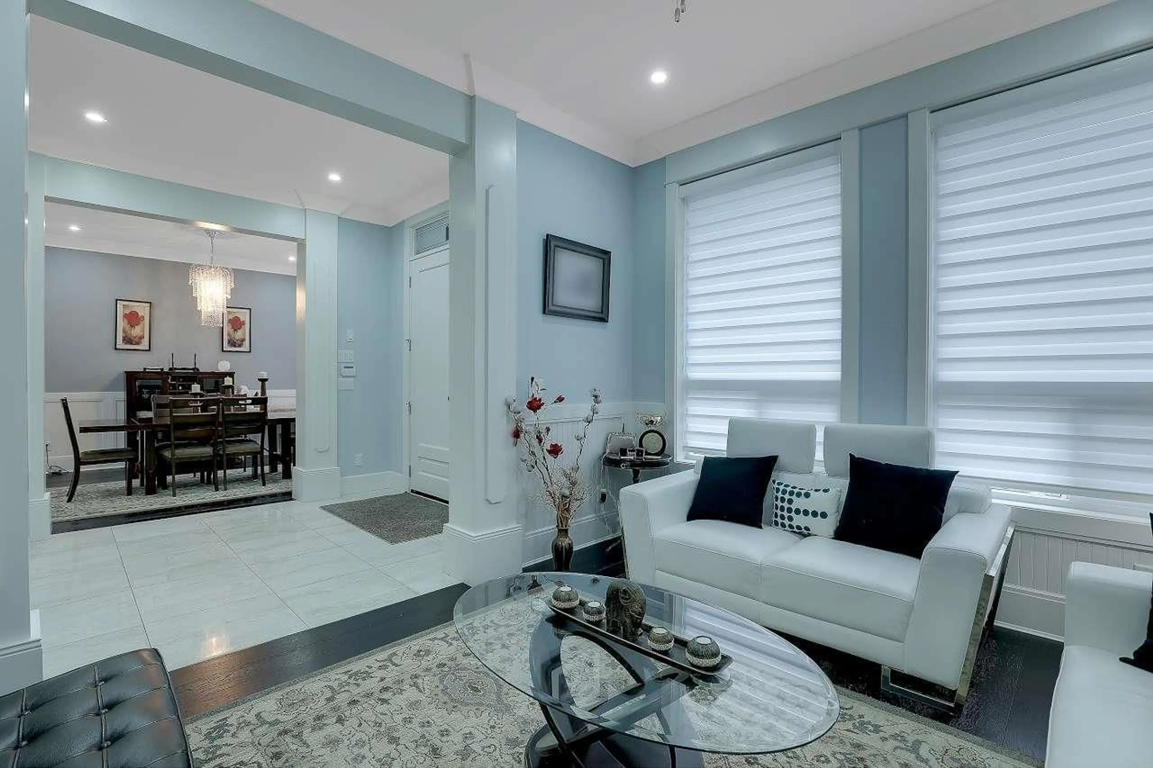Living room with furniture, ceramic/tile floor for 11046 80, Delta British Columbia V4C1W5