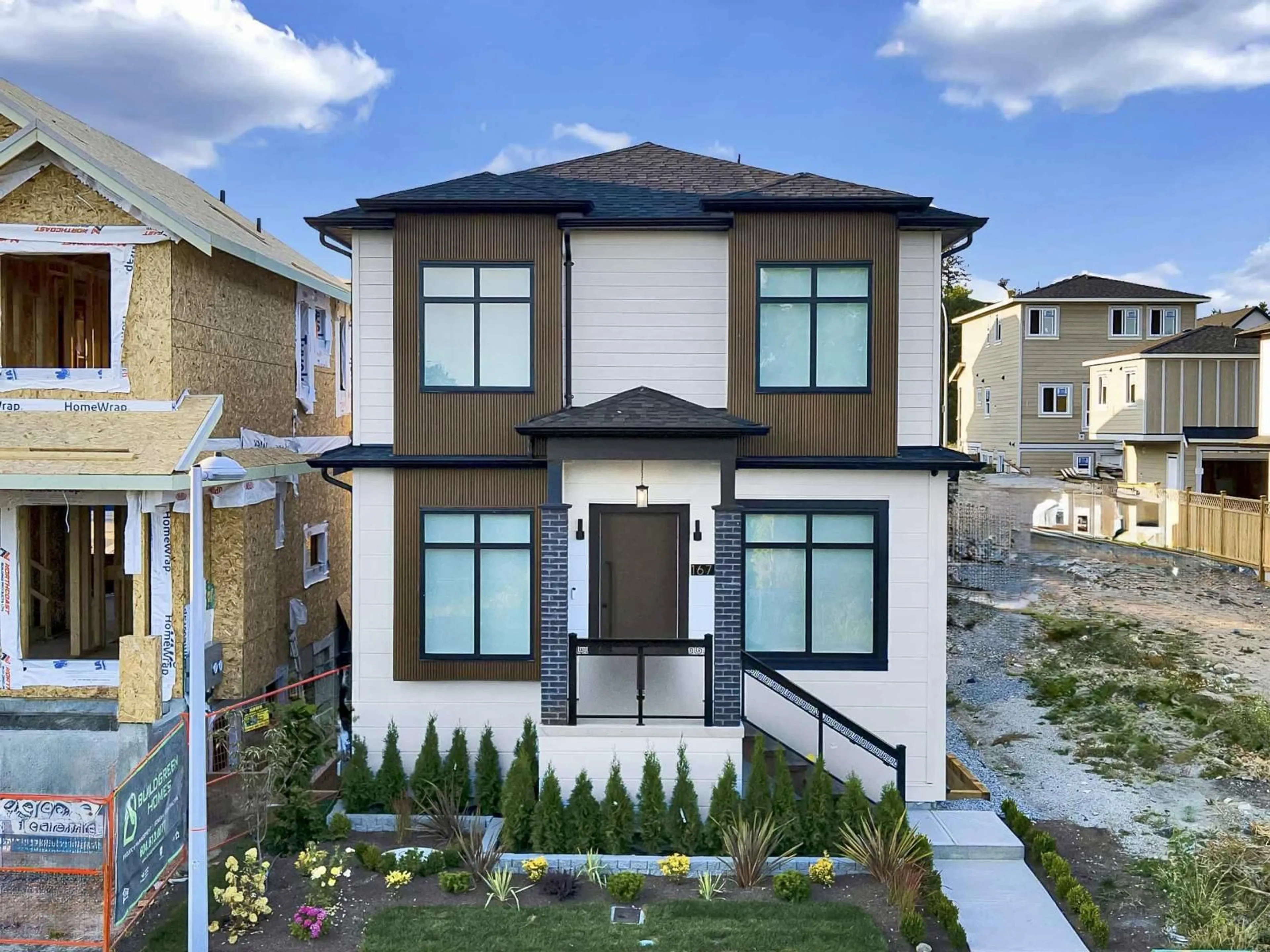 Home with brick exterior material, street for 16723 19A, Surrey British Columbia V3Z1K2