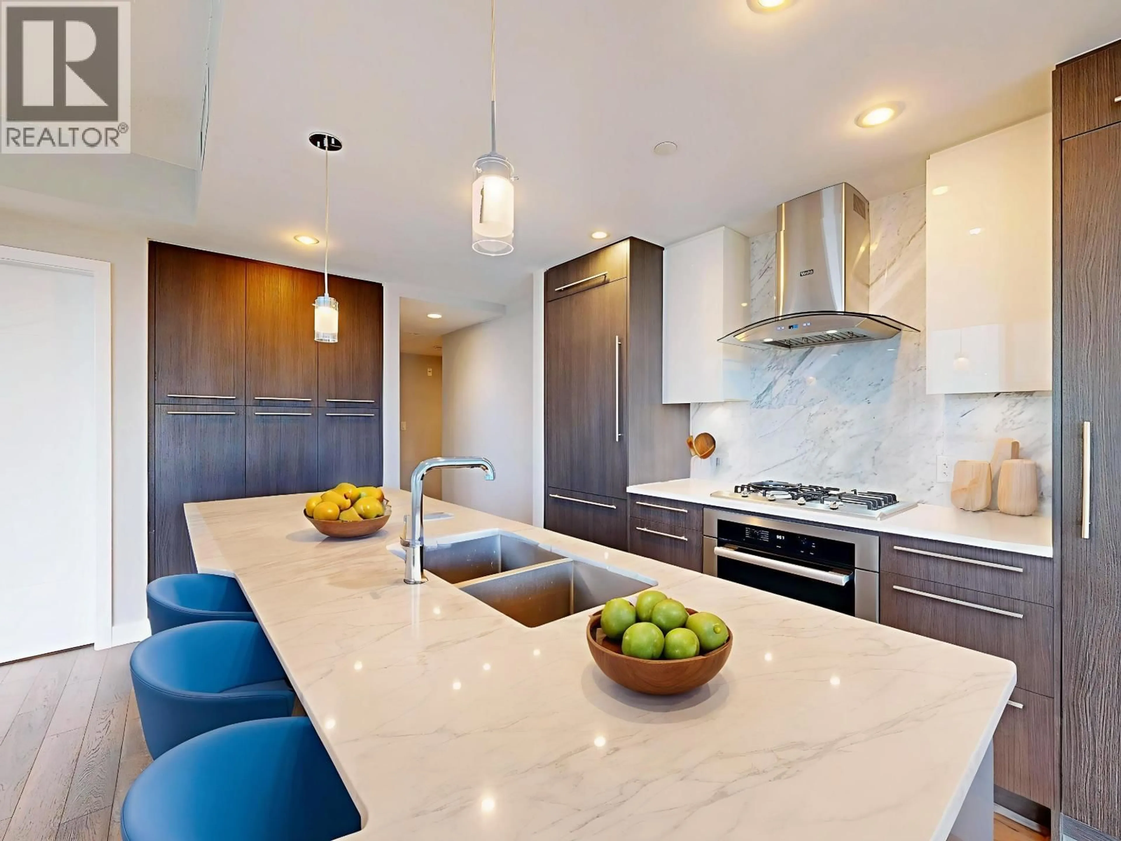 Contemporary kitchen, ceramic/tile floor for 408 - 677 41ST AVENUE, Vancouver British Columbia V5Z2N1