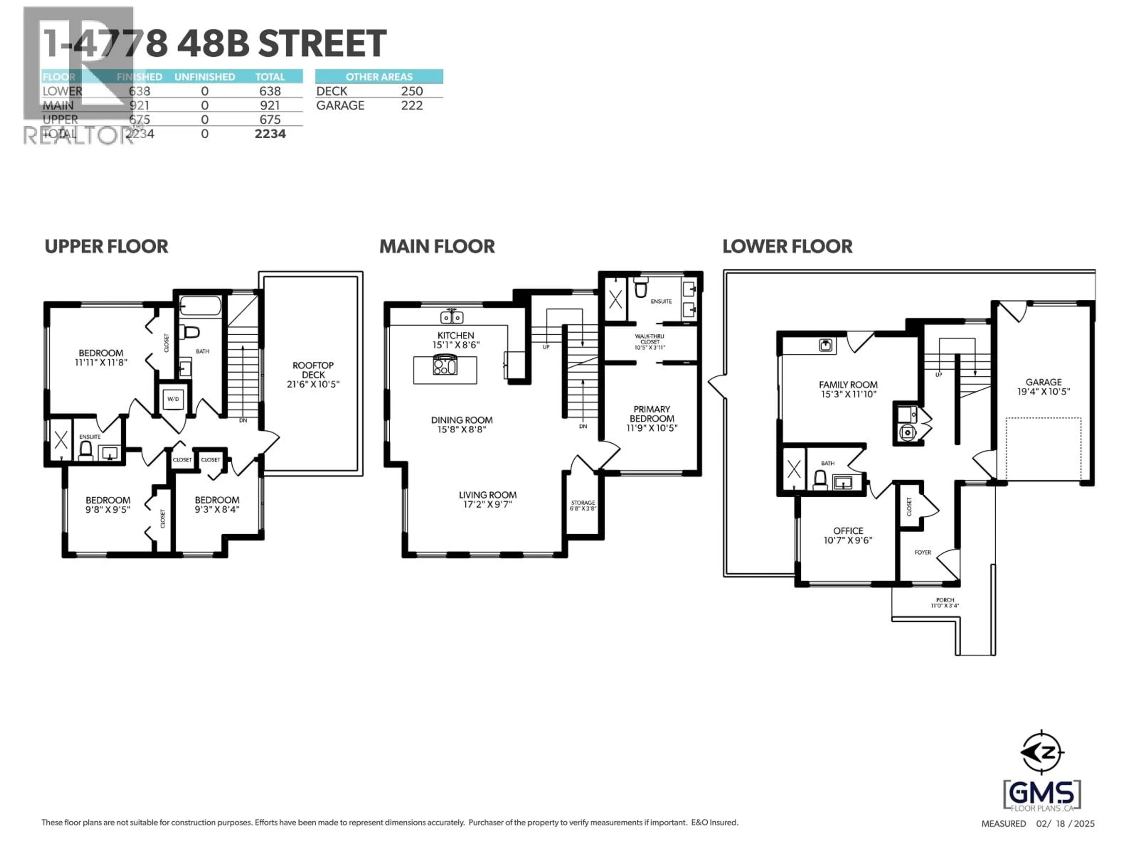 Floor plan for 4788 48B STREET, Ladner British Columbia V4K2S4