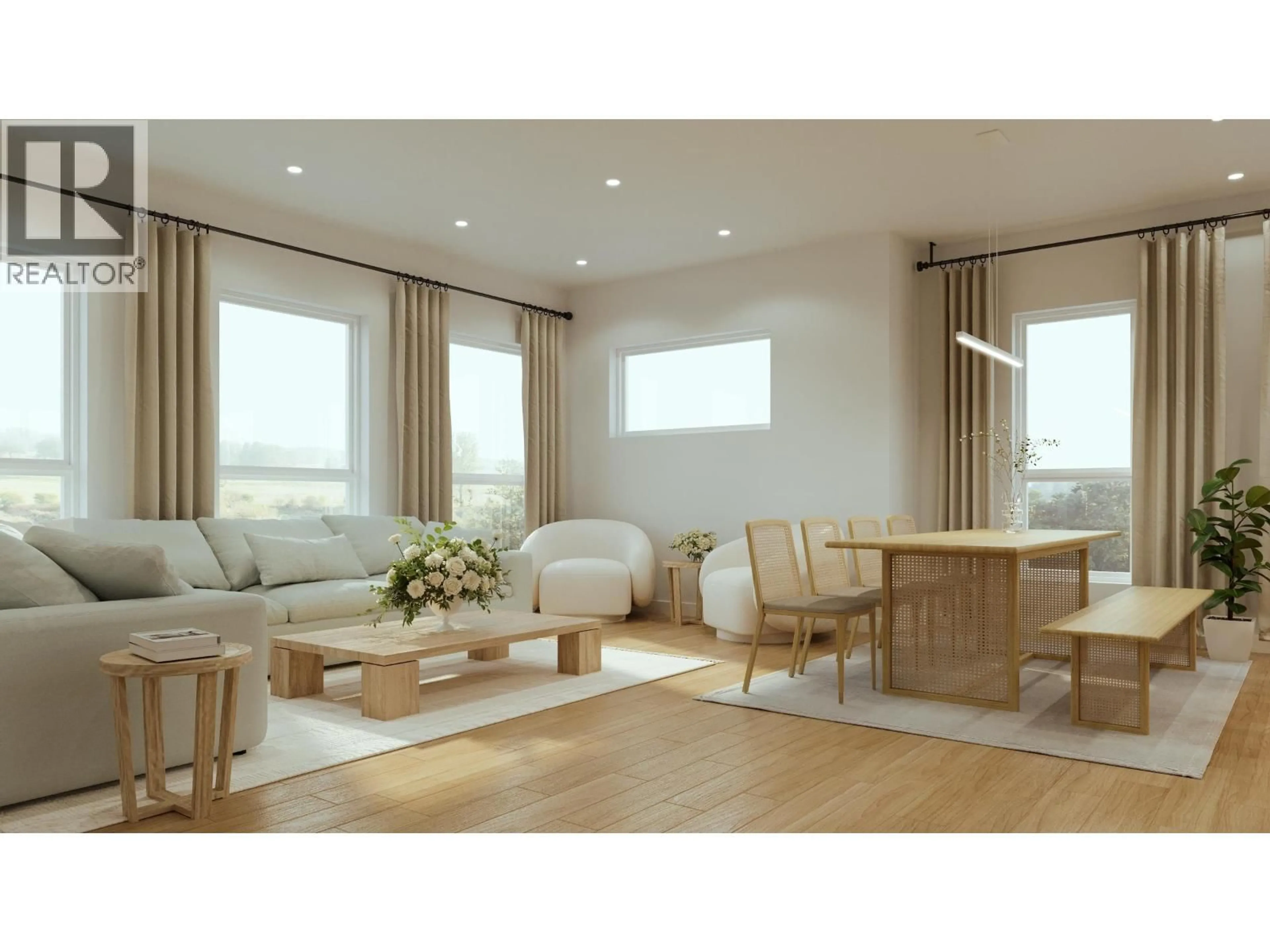 Living room with furniture, wood/laminate floor for 4788 48B STREET, Ladner British Columbia V4K2S4