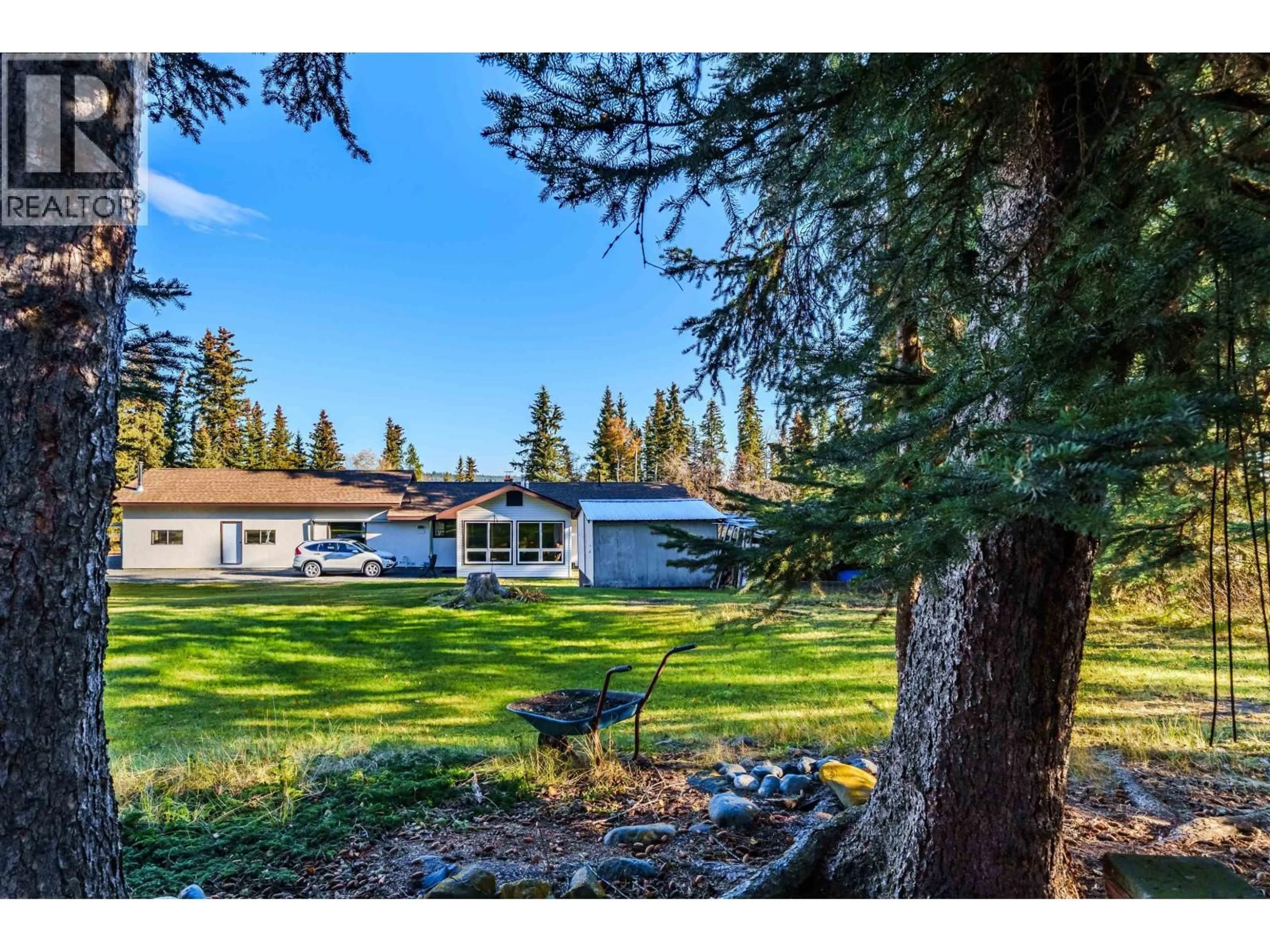 A pic from outside/outdoor area/front of a property/back of a property/a pic from drone, unknown for 6056 NORMAN ROAD, Horse Lake British Columbia V0K2E3
