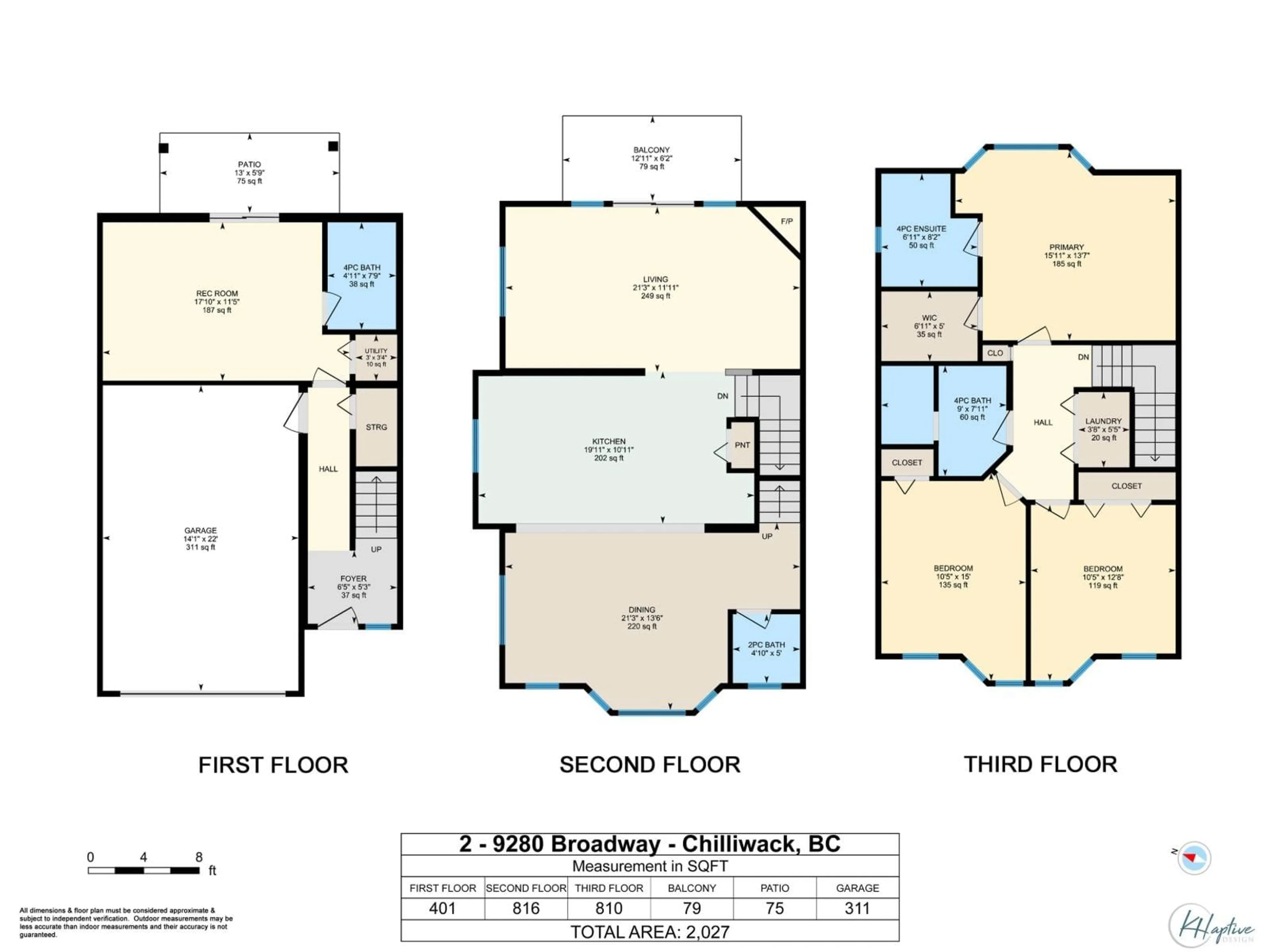 Floor plan for 2 - 9280 BROADWAY STREET, Chilliwack British Columbia V2P5W4