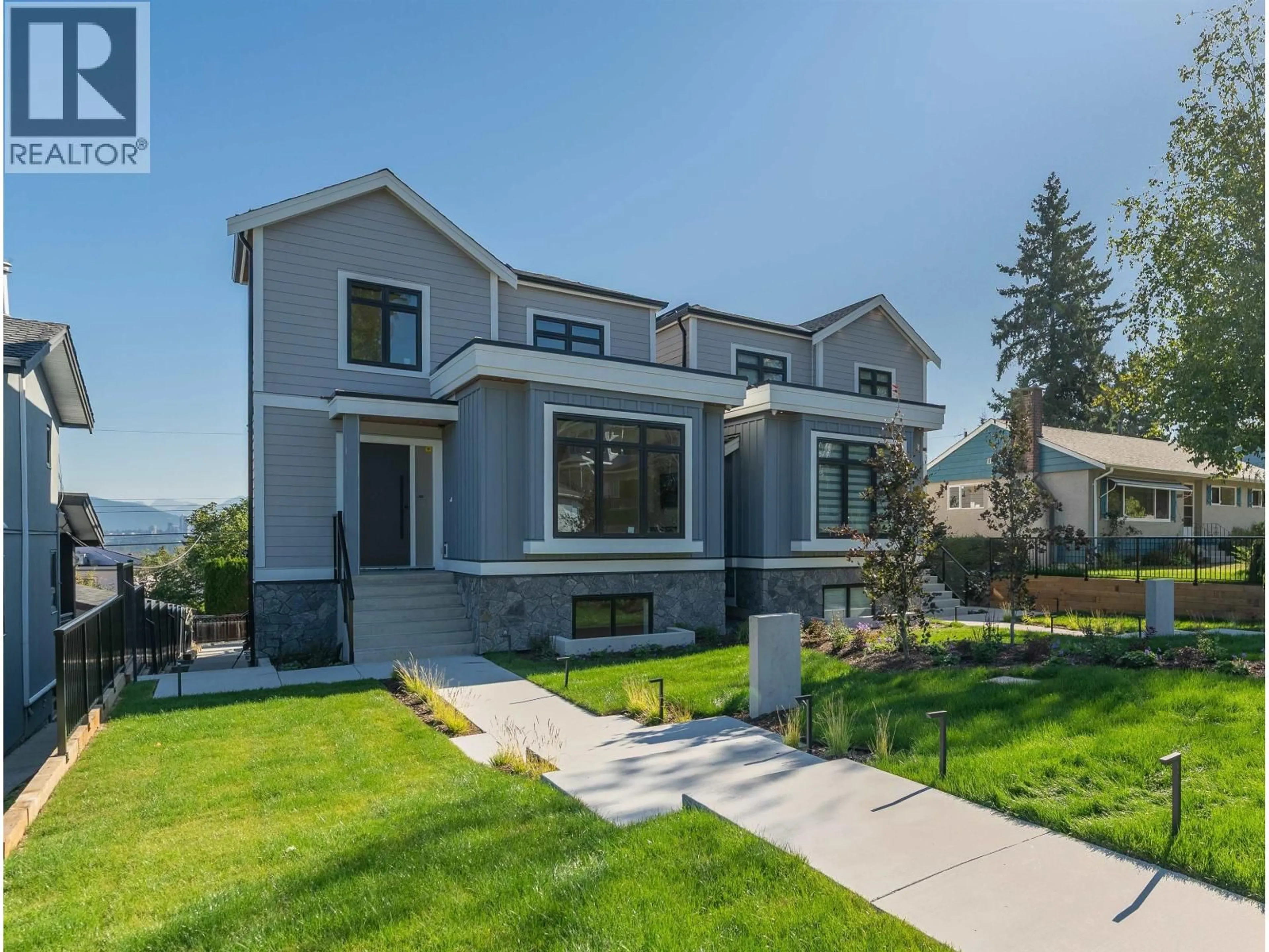 Home with vinyl exterior material, street for 5852 FORGLEN DRIVE, Burnaby British Columbia V5H3L3