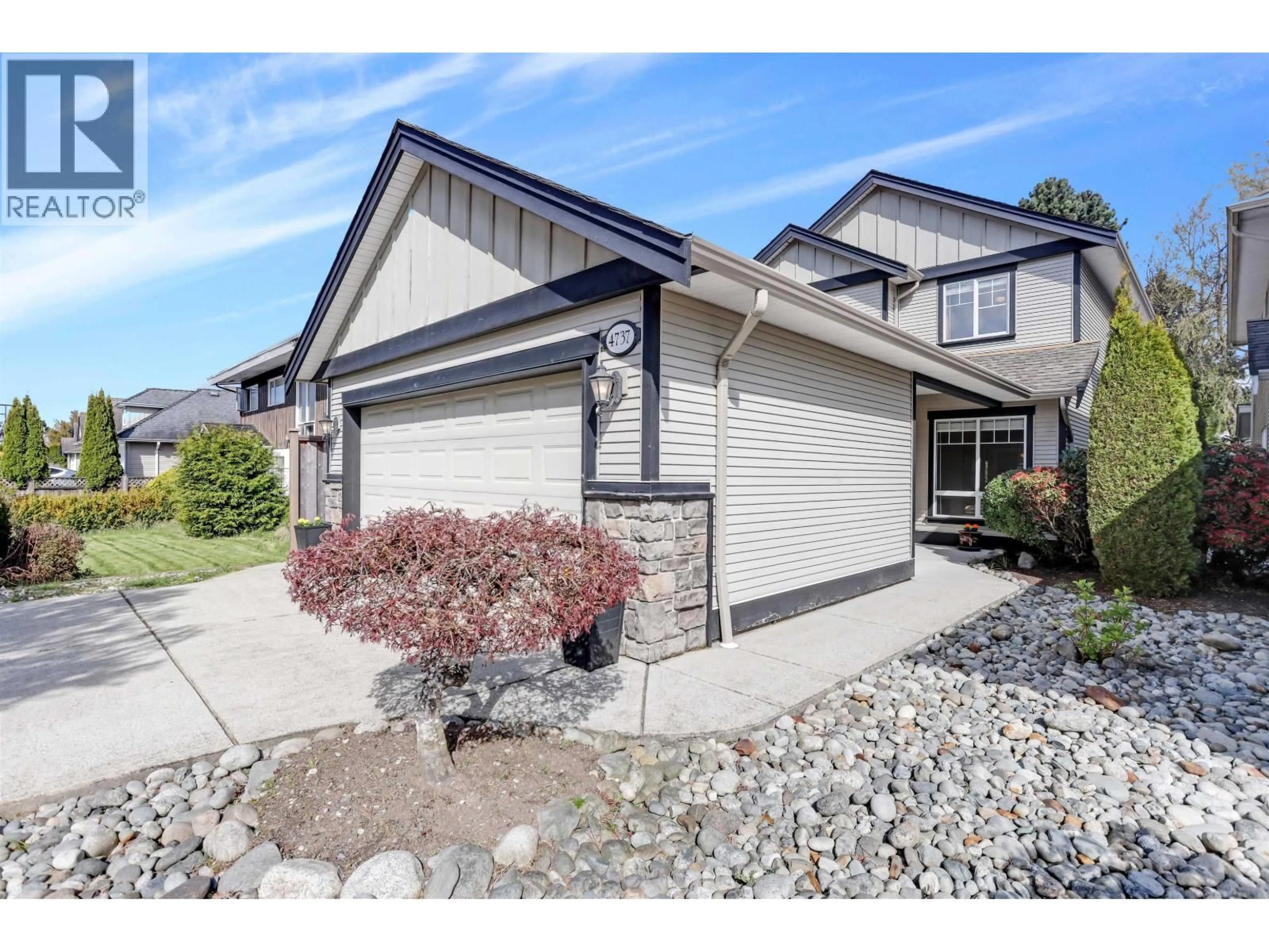 Home with vinyl exterior material, street for 4737 DUNFELL ROAD, Richmond British Columbia V7E0C4
