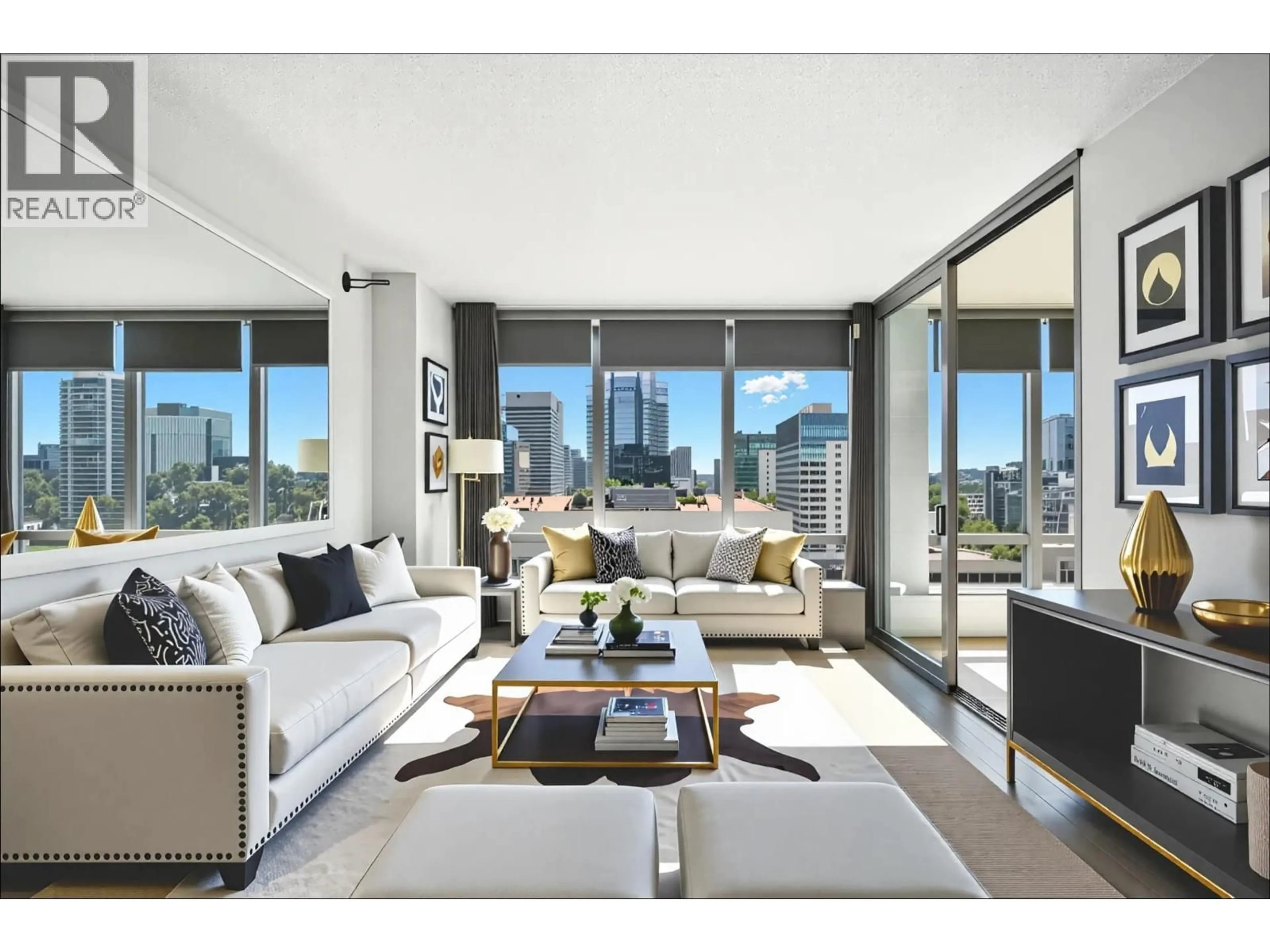 Living room with furniture, unknown for 3004 - 1200 GEORGIA STREET, Vancouver British Columbia V6E4R2