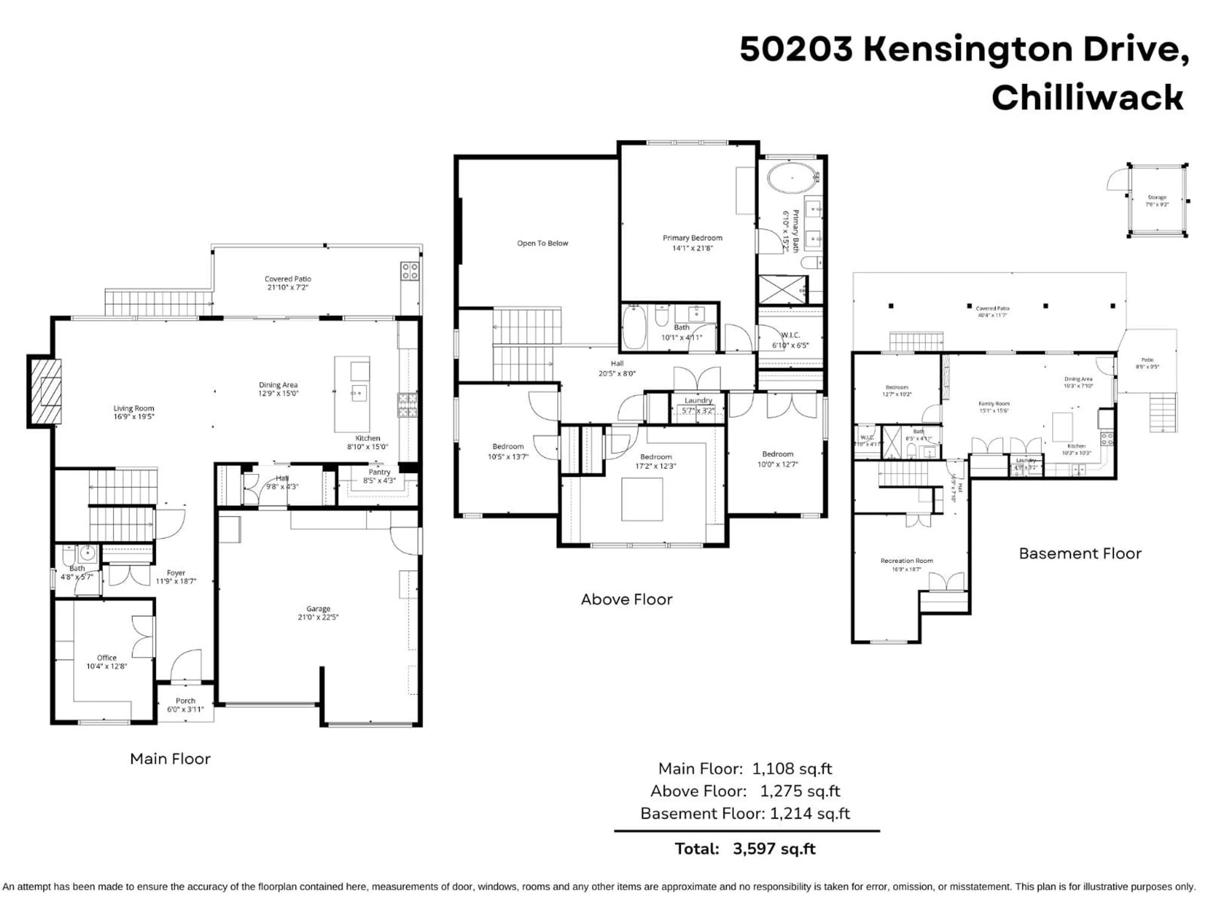 Floor plan for 50203 KENSINGTON DRIVE, Chilliwack British Columbia V4Z1J5