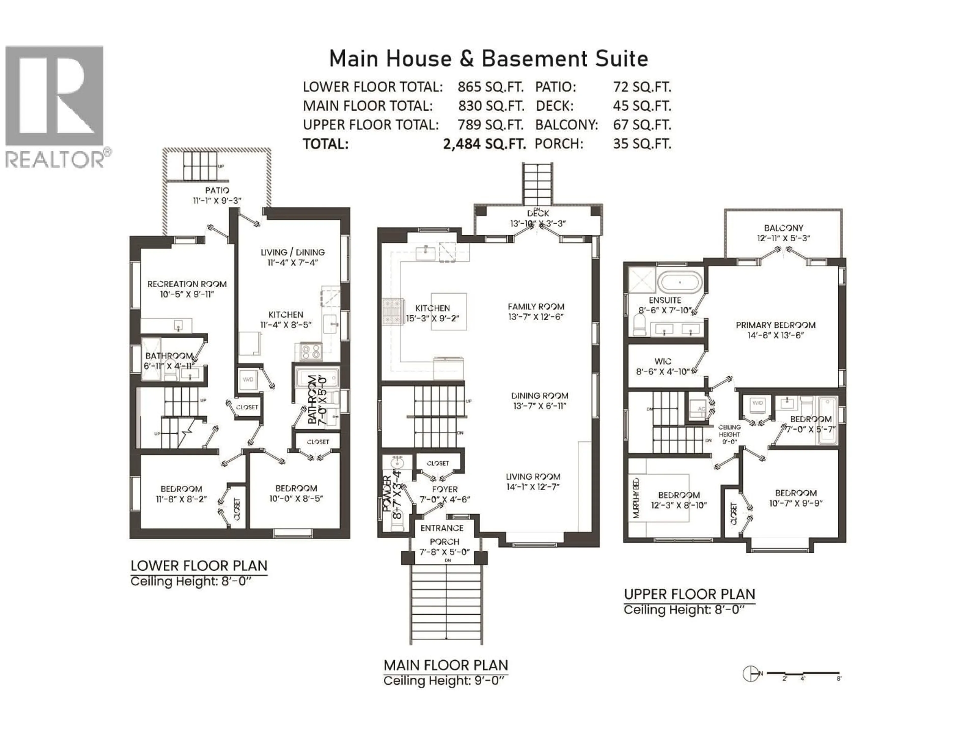 Floor plan for 4115 ELGIN STREET, Vancouver British Columbia V5V4R3