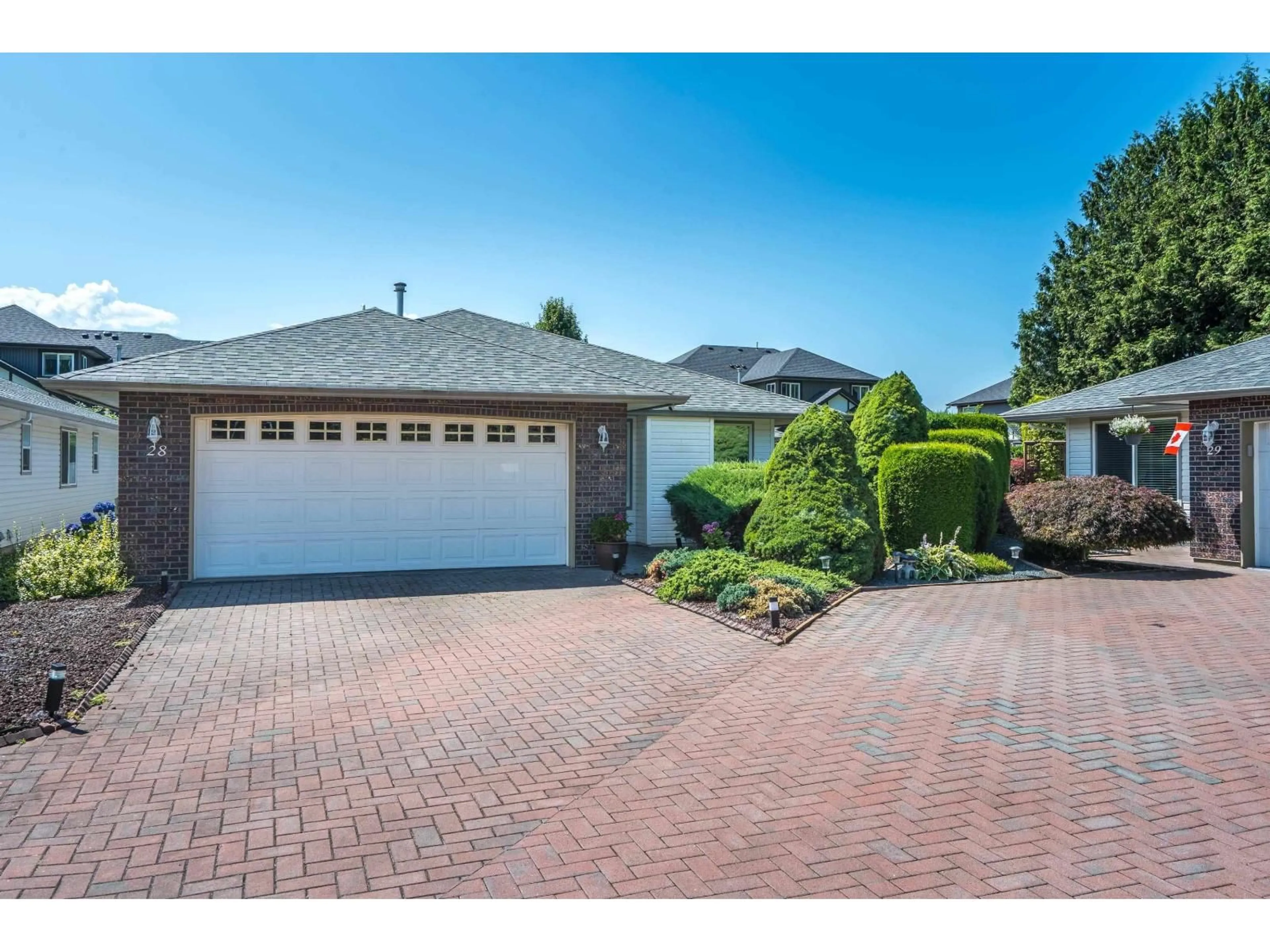 Home with brick exterior material, street for 28 - 7600 CHILLIWACK RIVER ROAD, Chilliwack British Columbia V2R3Z6