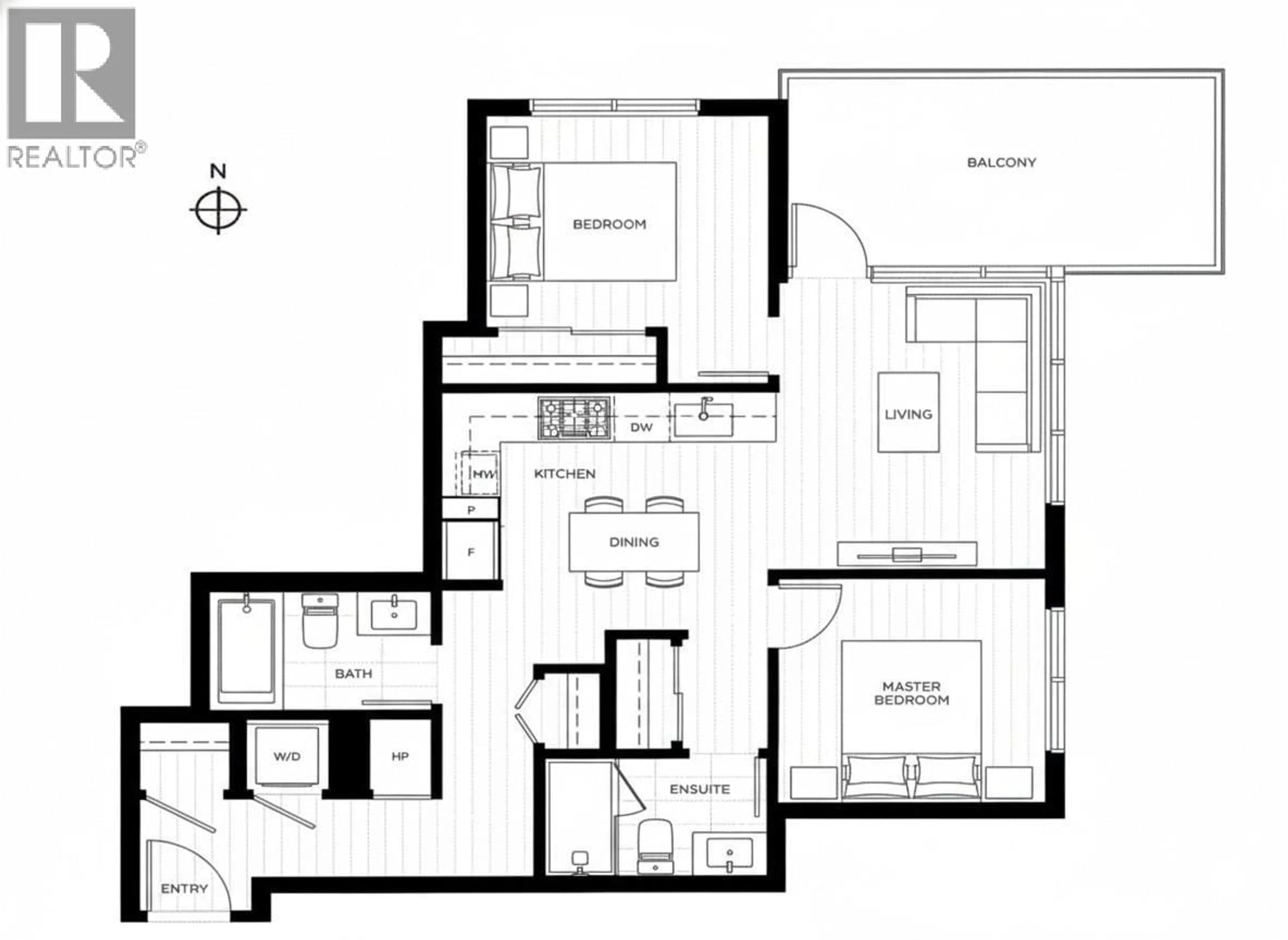Floor plan for 3209 - 537 COTTONWOOD AVENUE, Coquitlam British Columbia V3J0S4