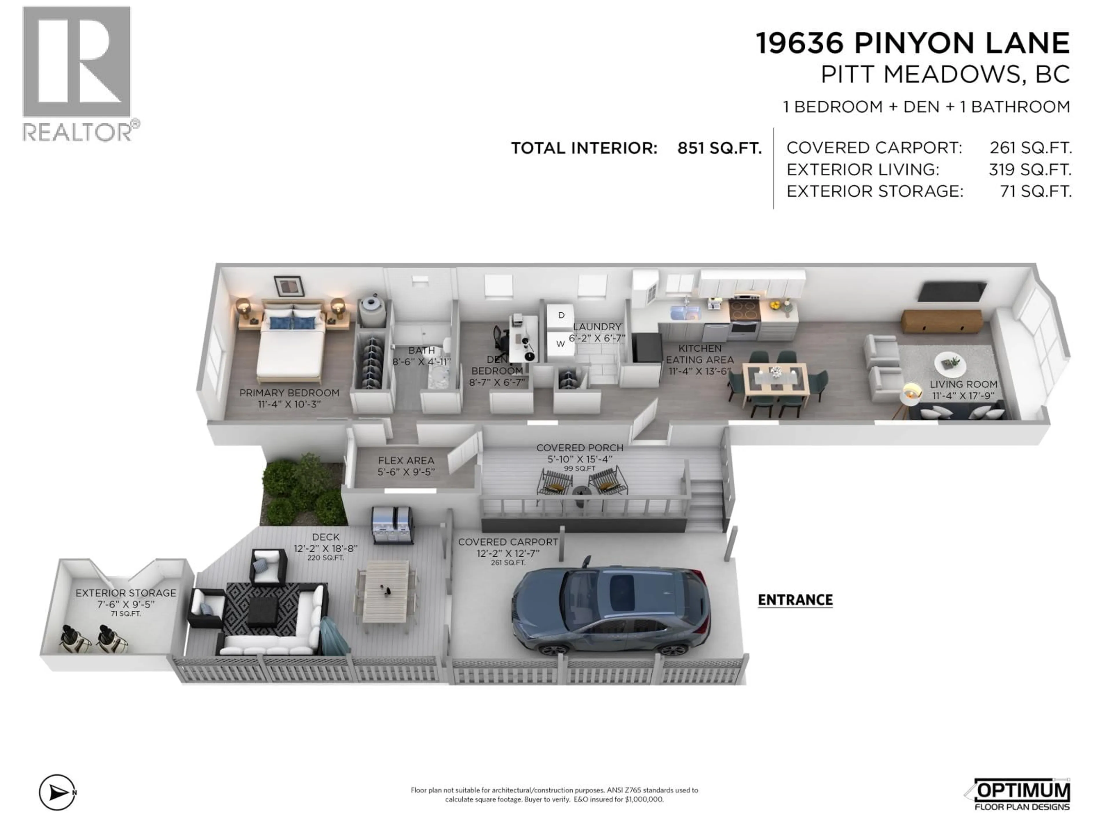 Floor plan for 78 - 19636 PINYON LANE, Pitt Meadows British Columbia V3Y1Z3