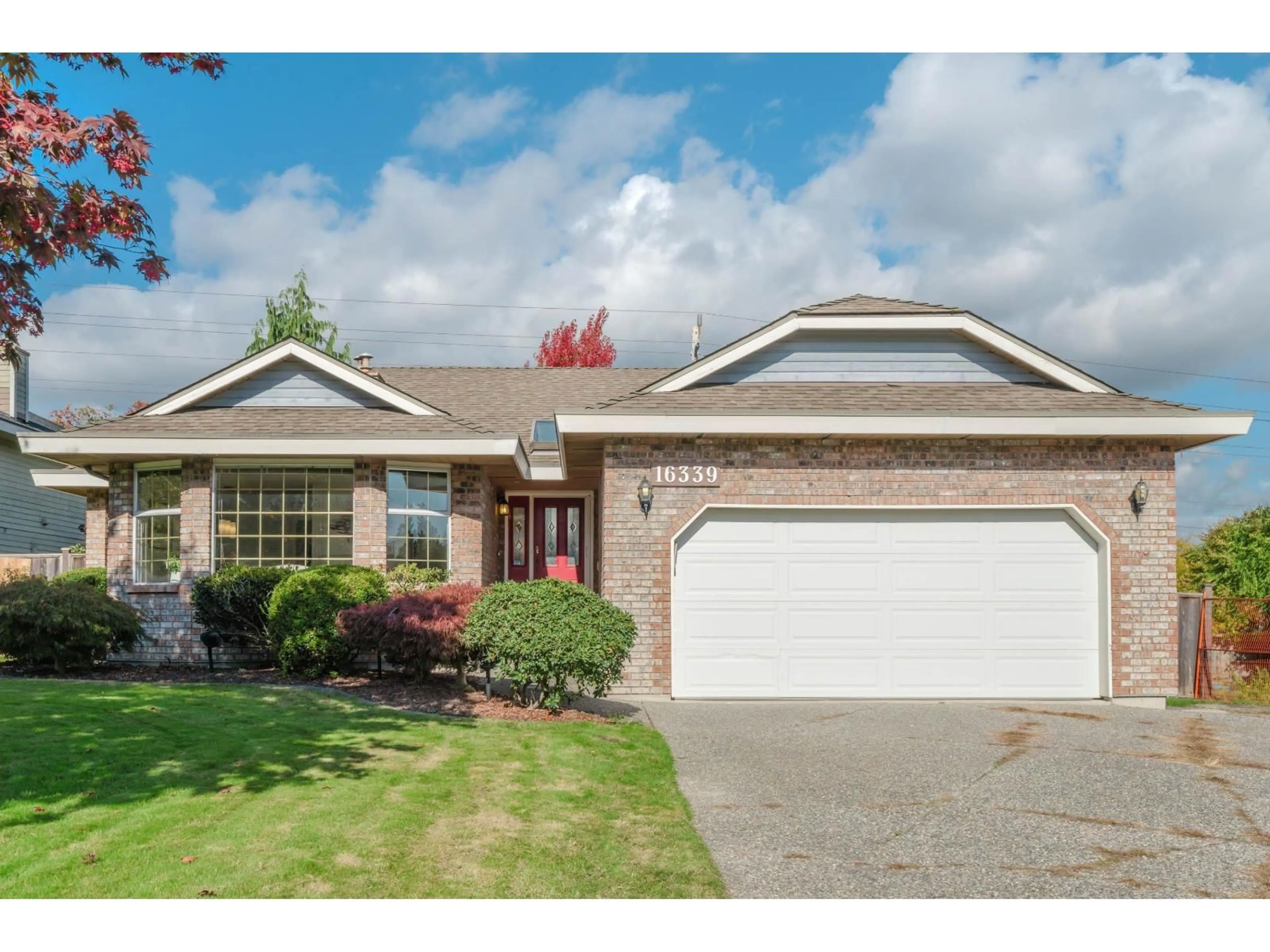 Home with brick exterior material, street for 16339 95TH, Surrey British Columbia V4N3C5