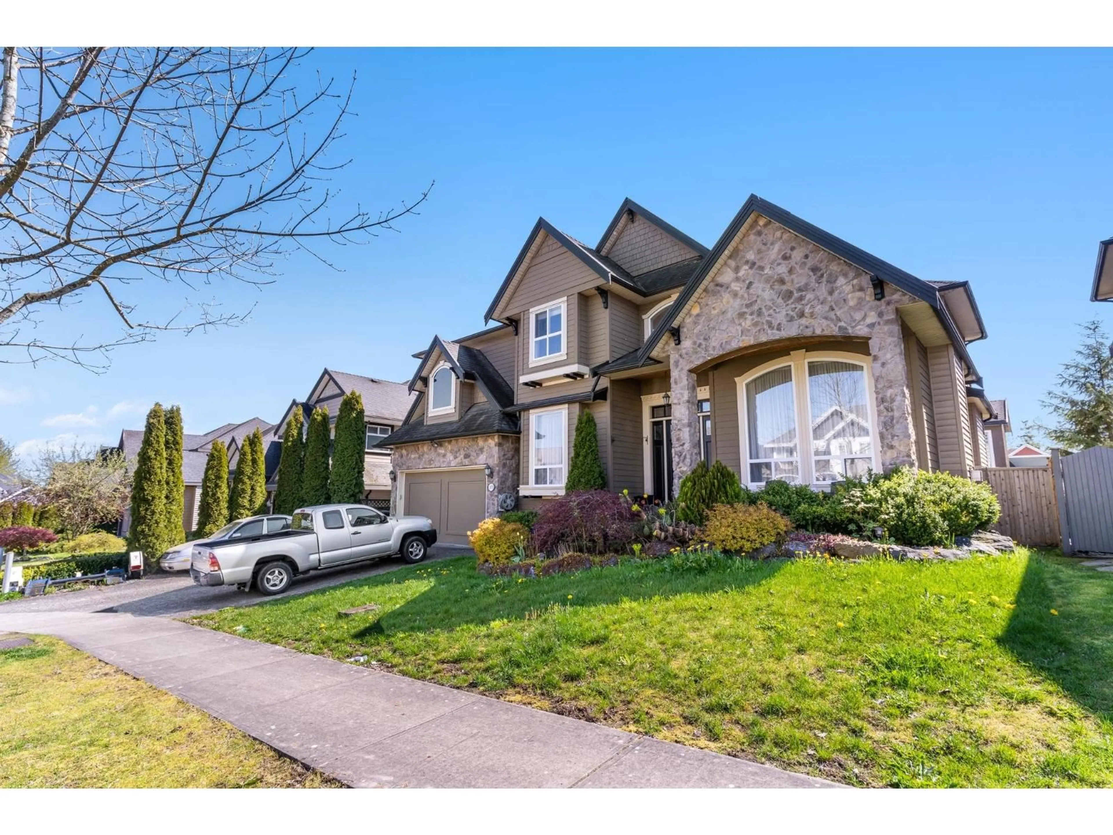 Home with brick exterior material, street for 18876 53B, Surrey British Columbia V3S2K2