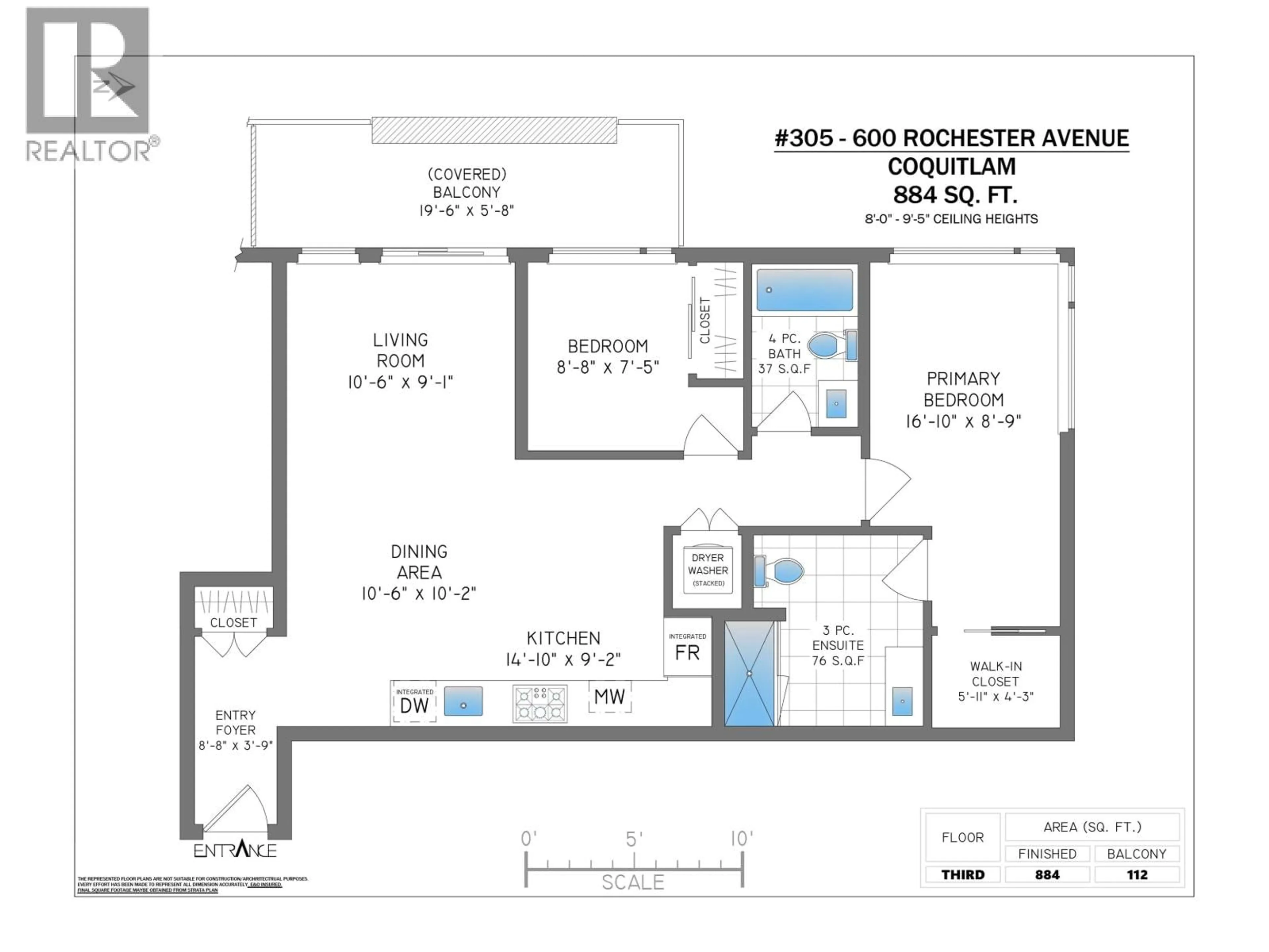 Floor plan for 600 ROCHESTER AVENUE, Coquitlam British Columbia V3K0K1