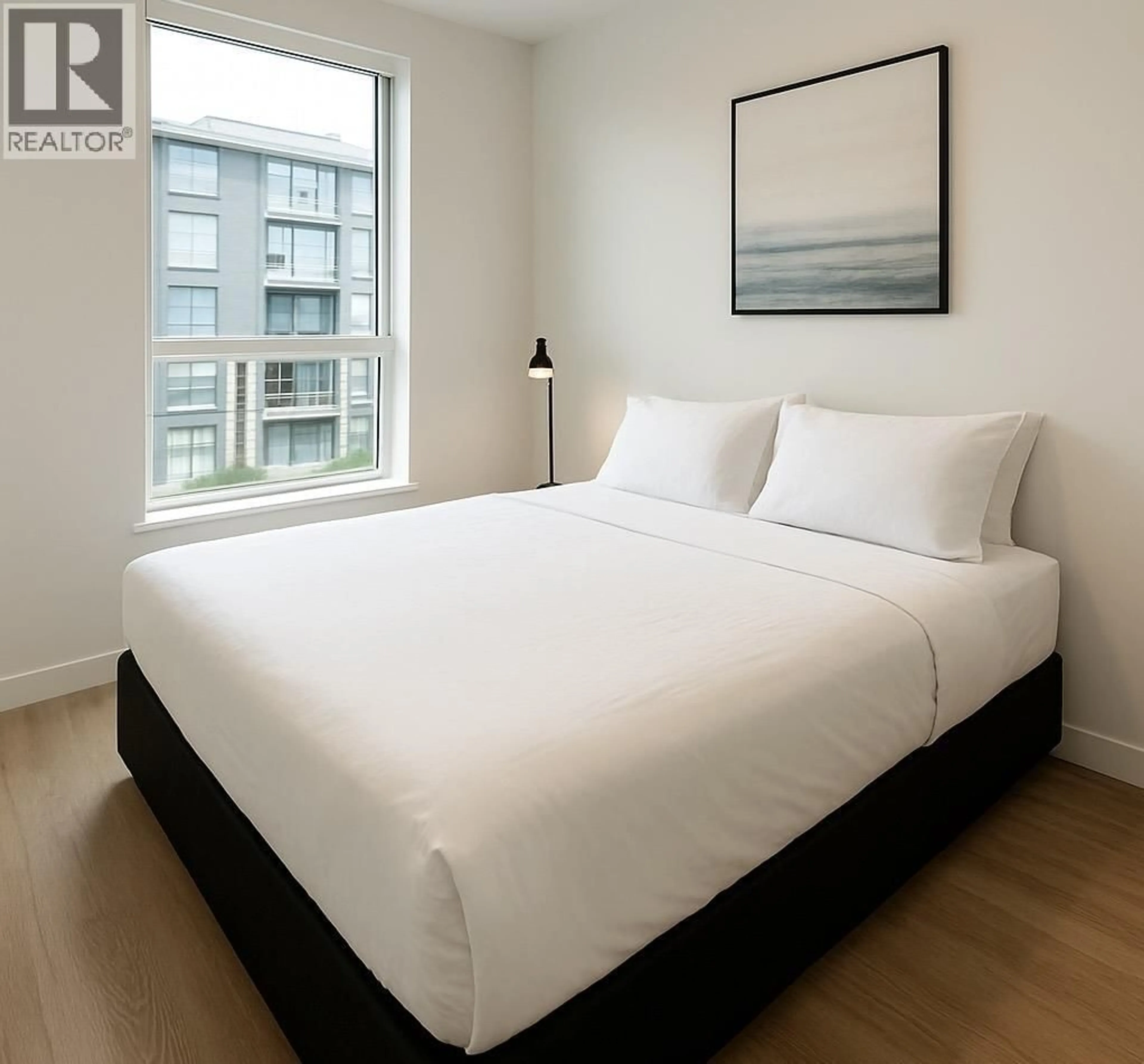 Bedroom with bed, unknown for 411 - 9888 UNIVERSITY CRESCENT, Burnaby British Columbia V5A0G4