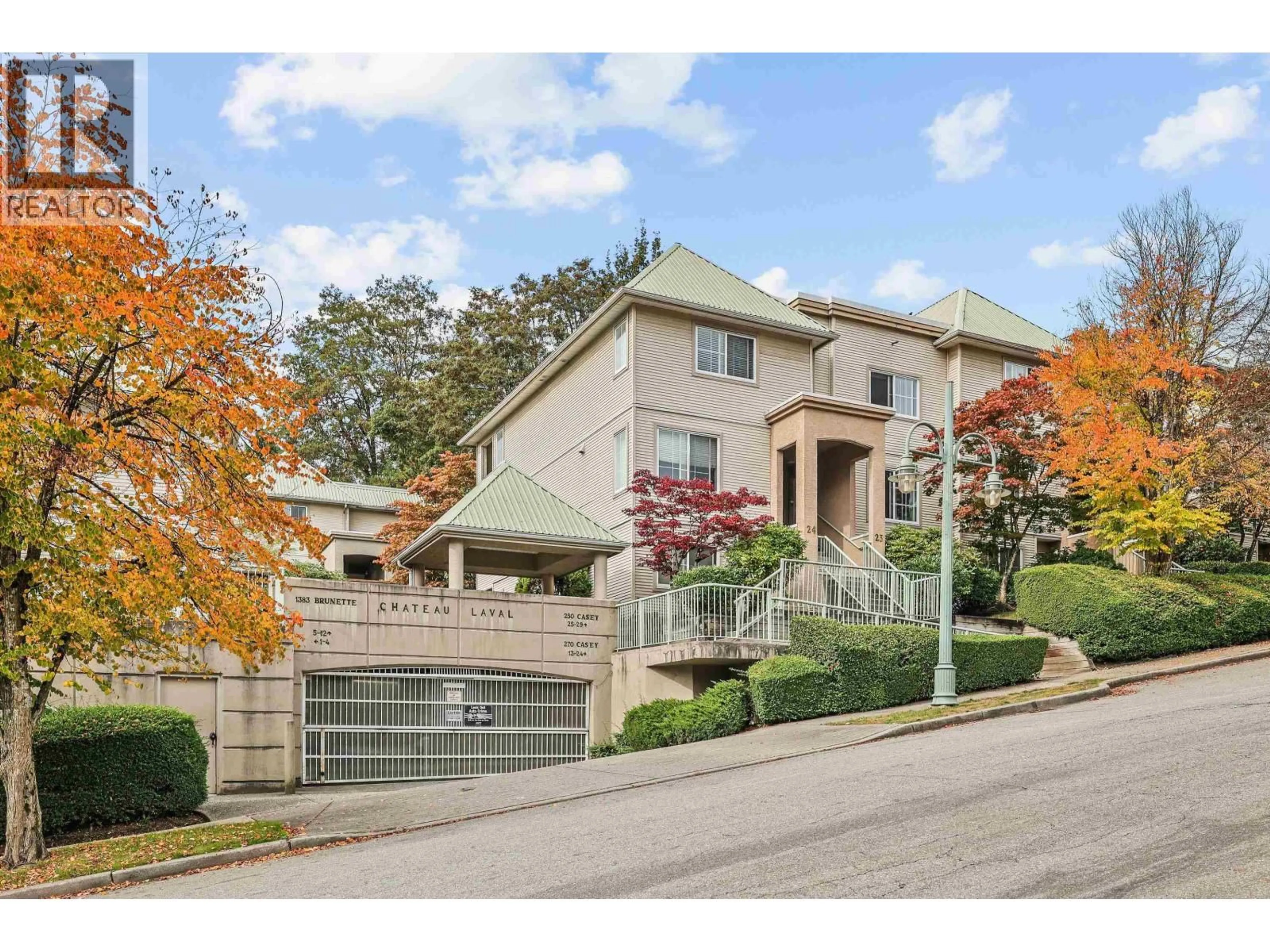 Home with brick exterior material, street for 2 - 1383 BRUNETTE AVENUE, Coquitlam British Columbia V3K1G6