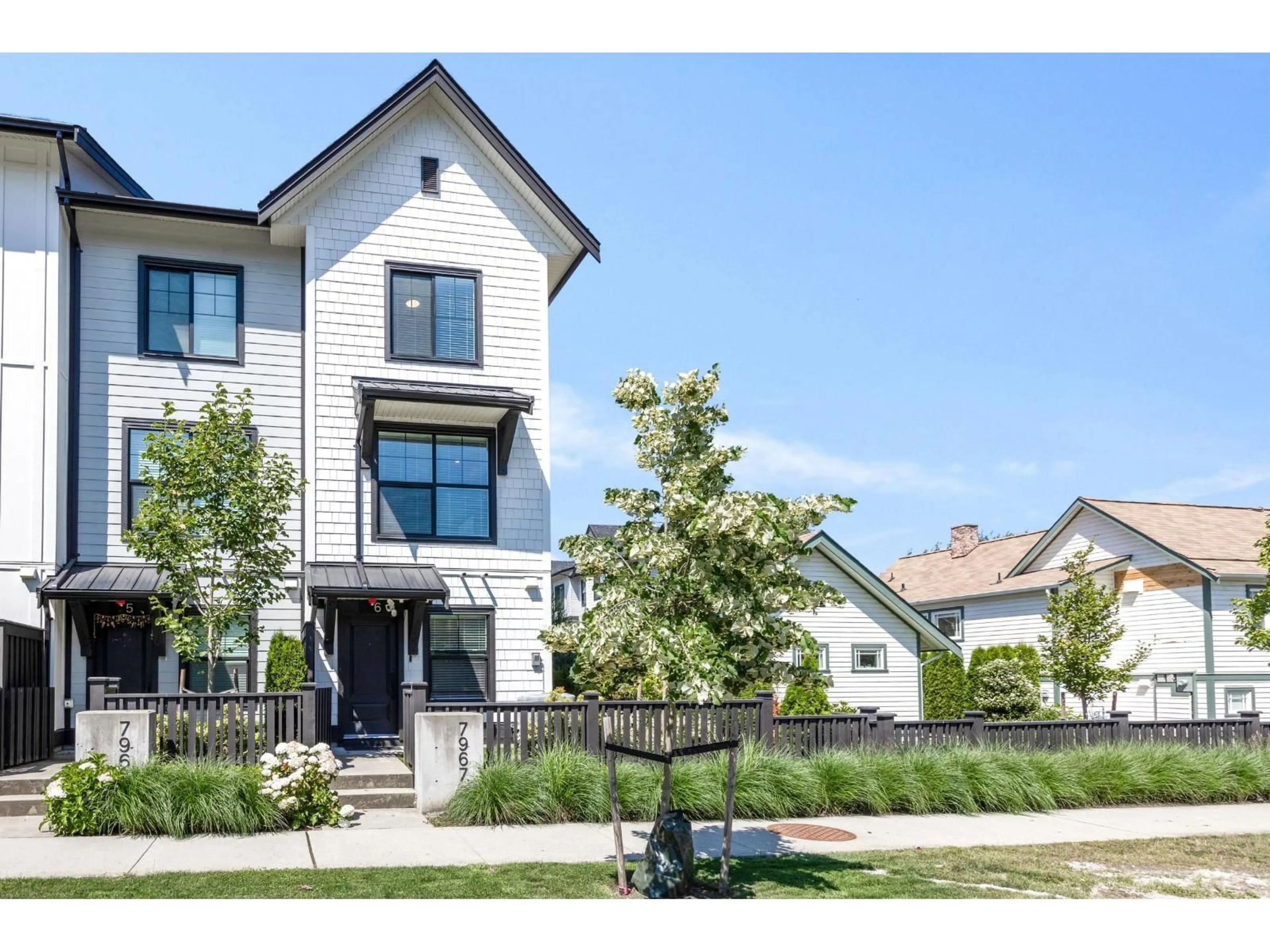 Home with brick exterior material, street for 6 - 7967 197, Langley British Columbia V2Y3P1